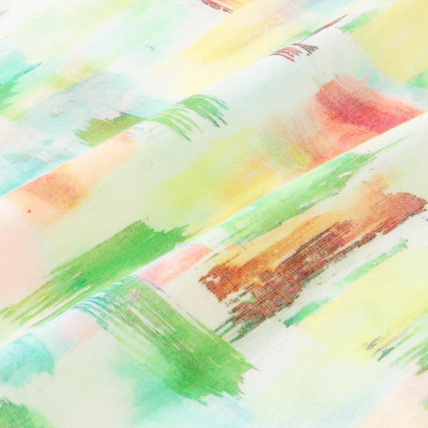 インド製 コットンストール 手書きチェック - 画像4