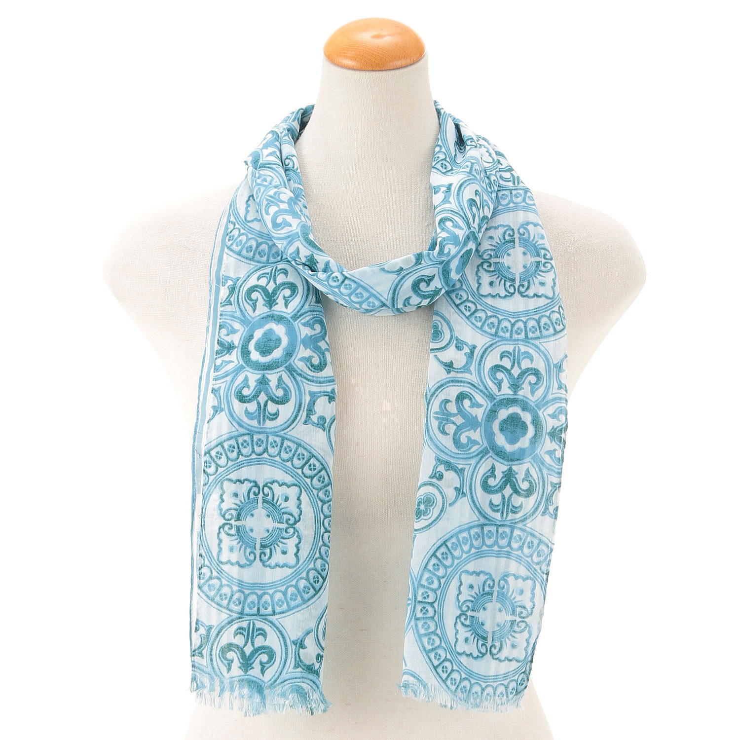 インド製 コットンストール アラベスク - 画像1