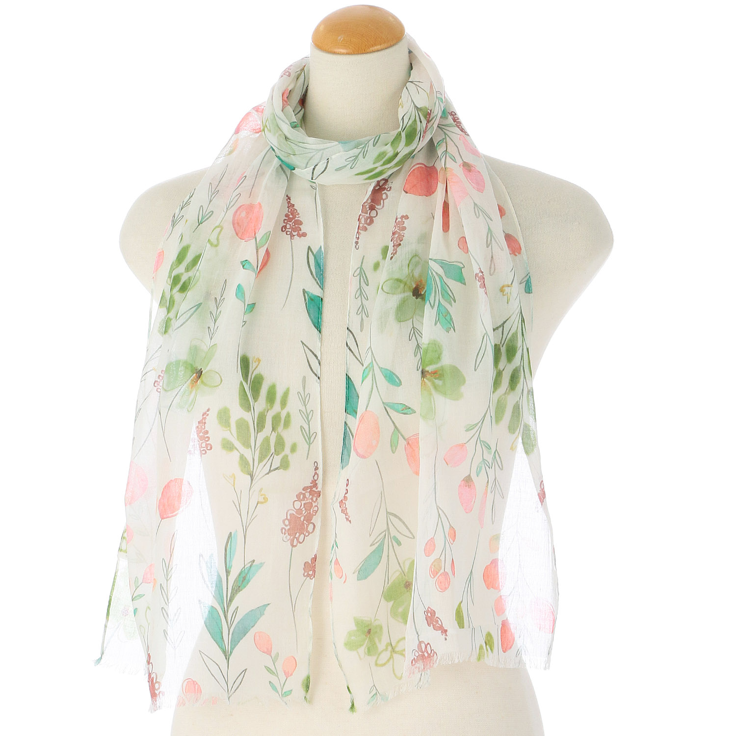 インド製 コットンストール 花柄 - 画像3