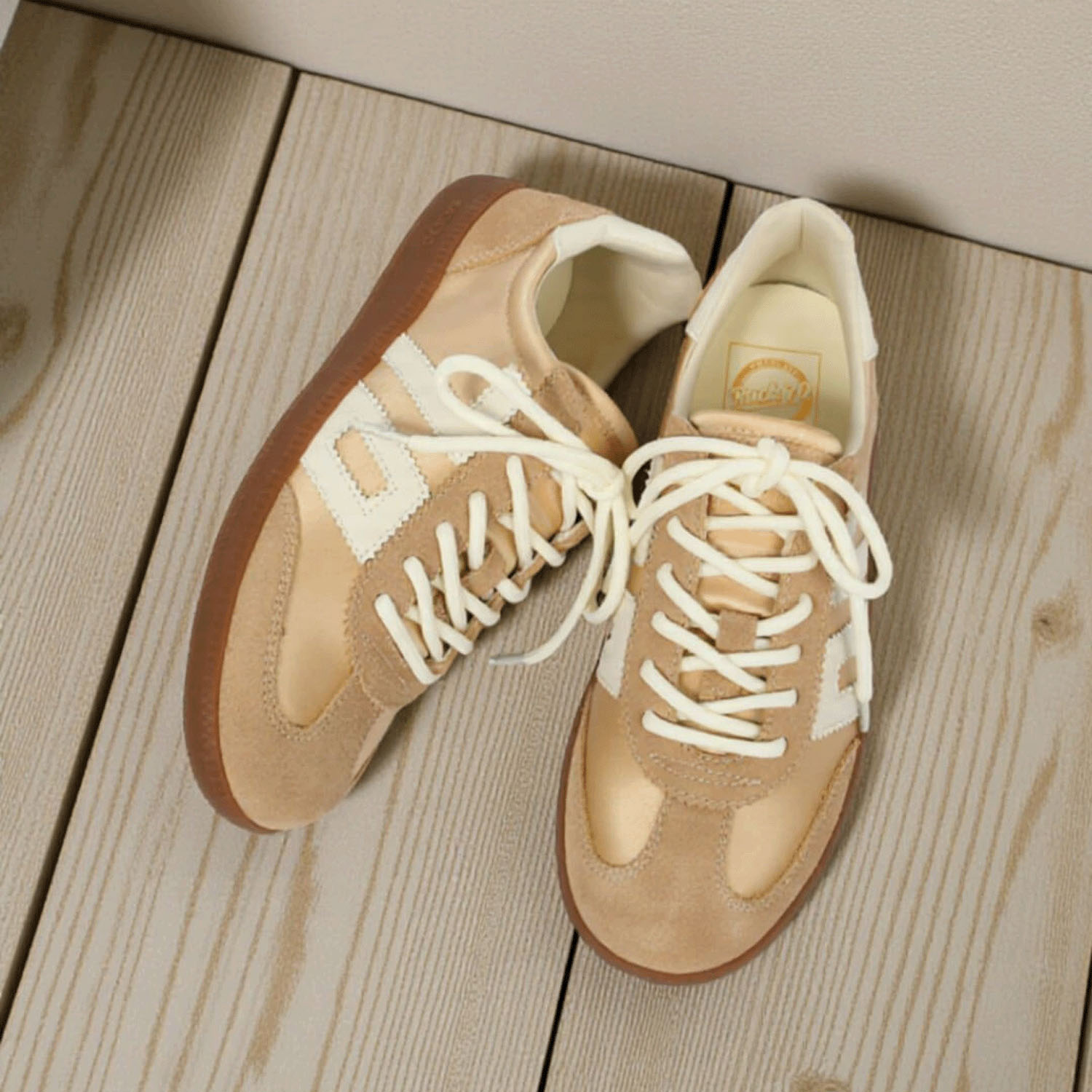 BACK70【GHOST】サテンコンビスニーカー - 画像4