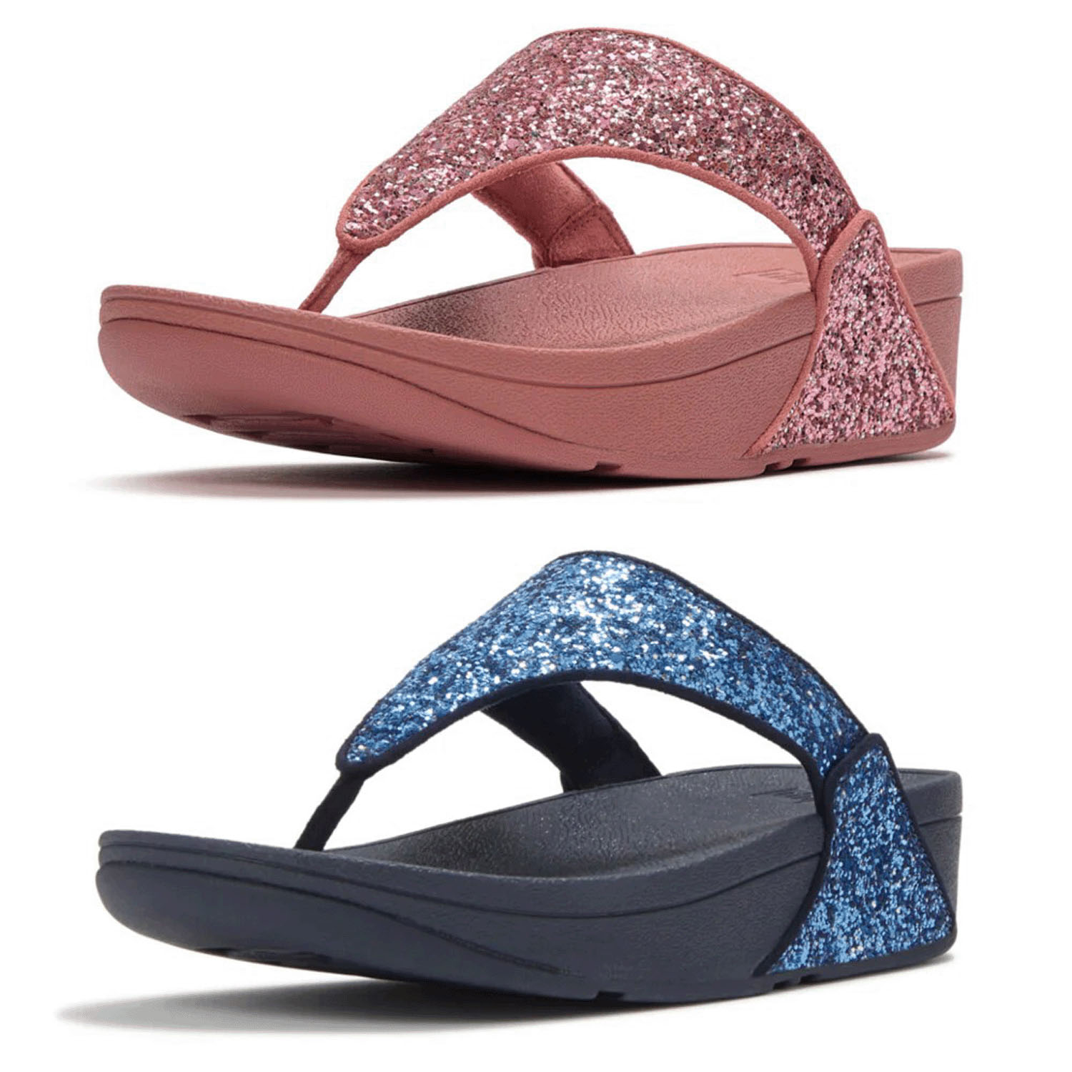 【fitflop】LULU マルチトーナル グリッター トゥポストサンダル