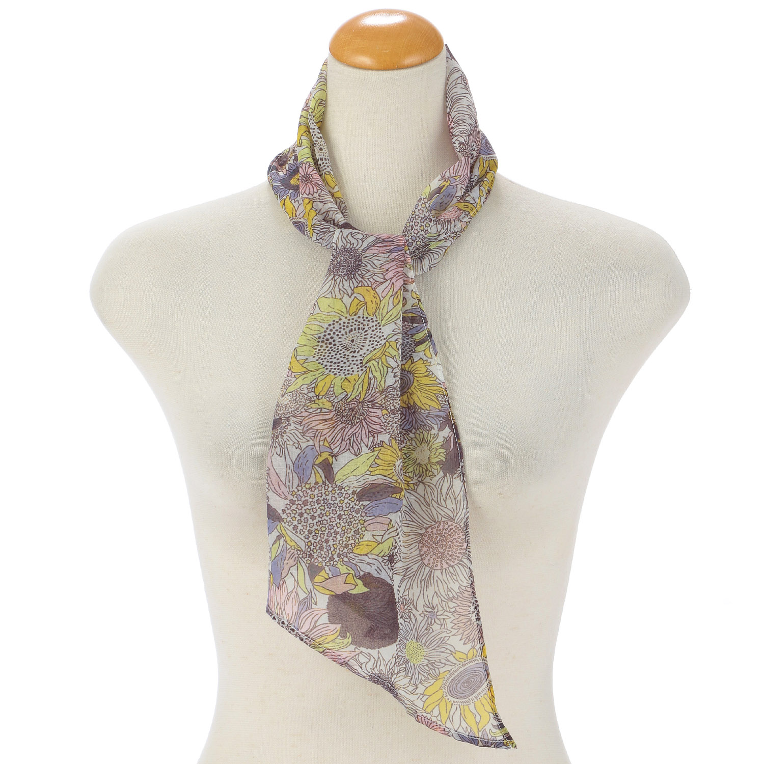 ヒマワリ剣先ストール - 画像3