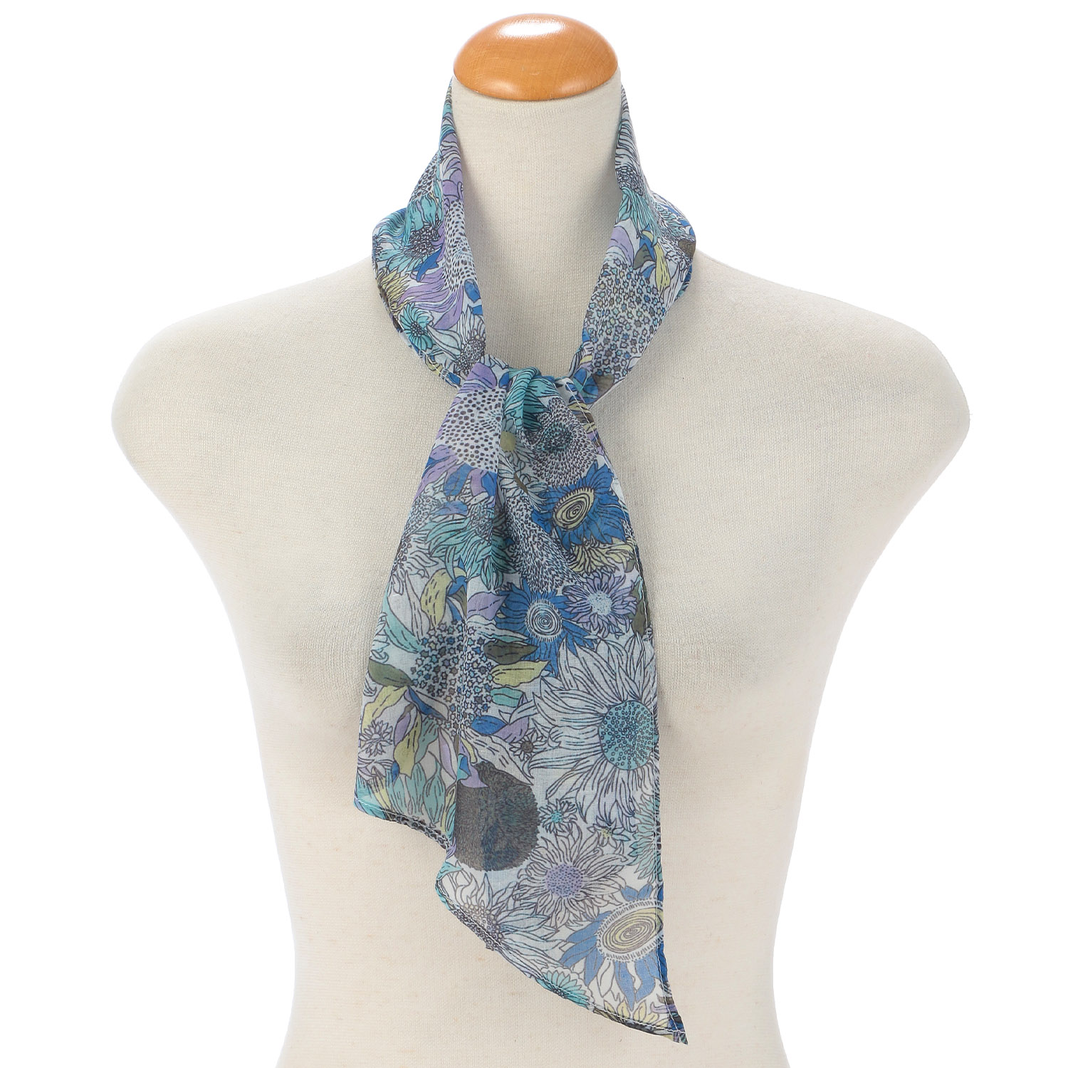 ヒマワリ剣先ストール - 画像6