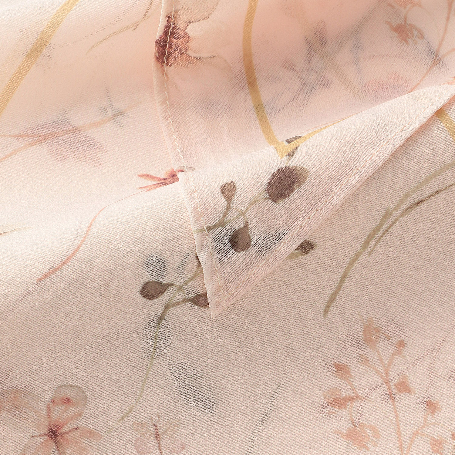 接触冷感フラワー剣先ストール - 画像4