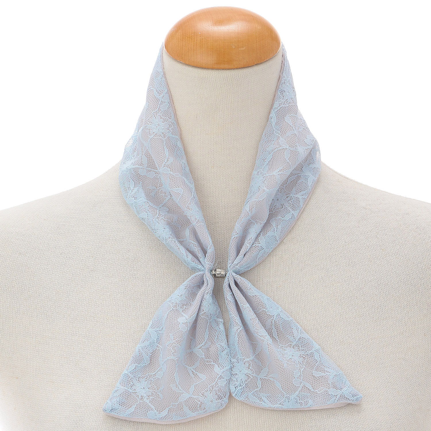 マグネット付接触冷感レーススカーフ