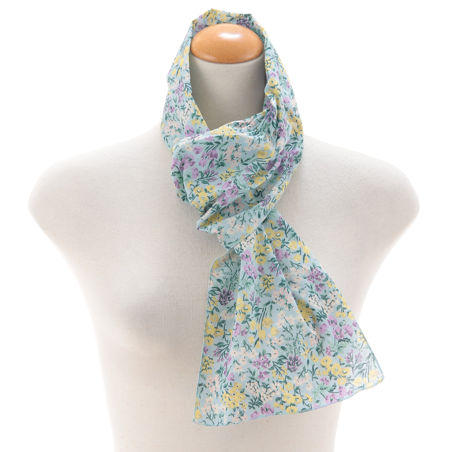 日本製 コットンフラワー差込みストール - 画像3