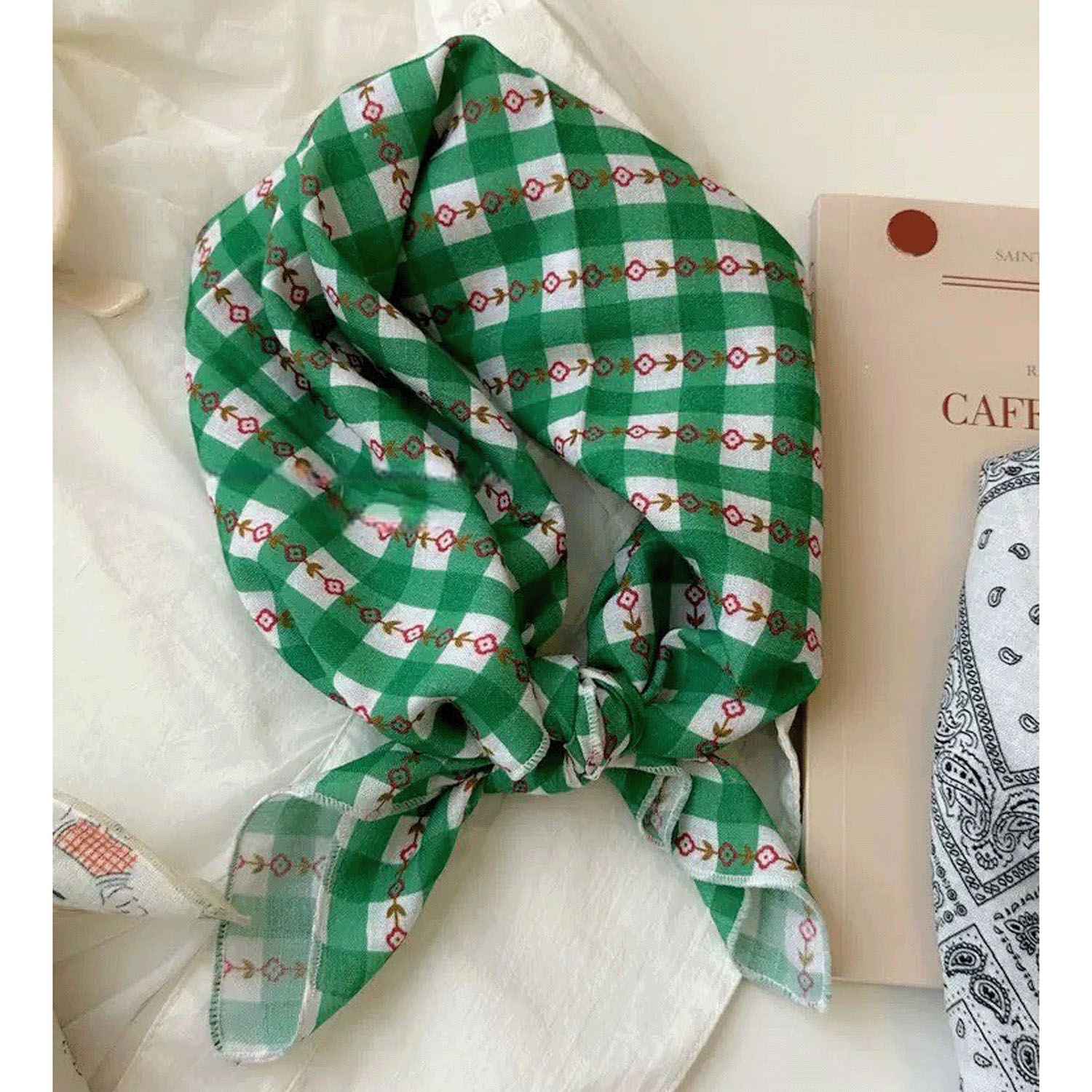 ポリエステルプチスカーフ 55×55 - 画像1