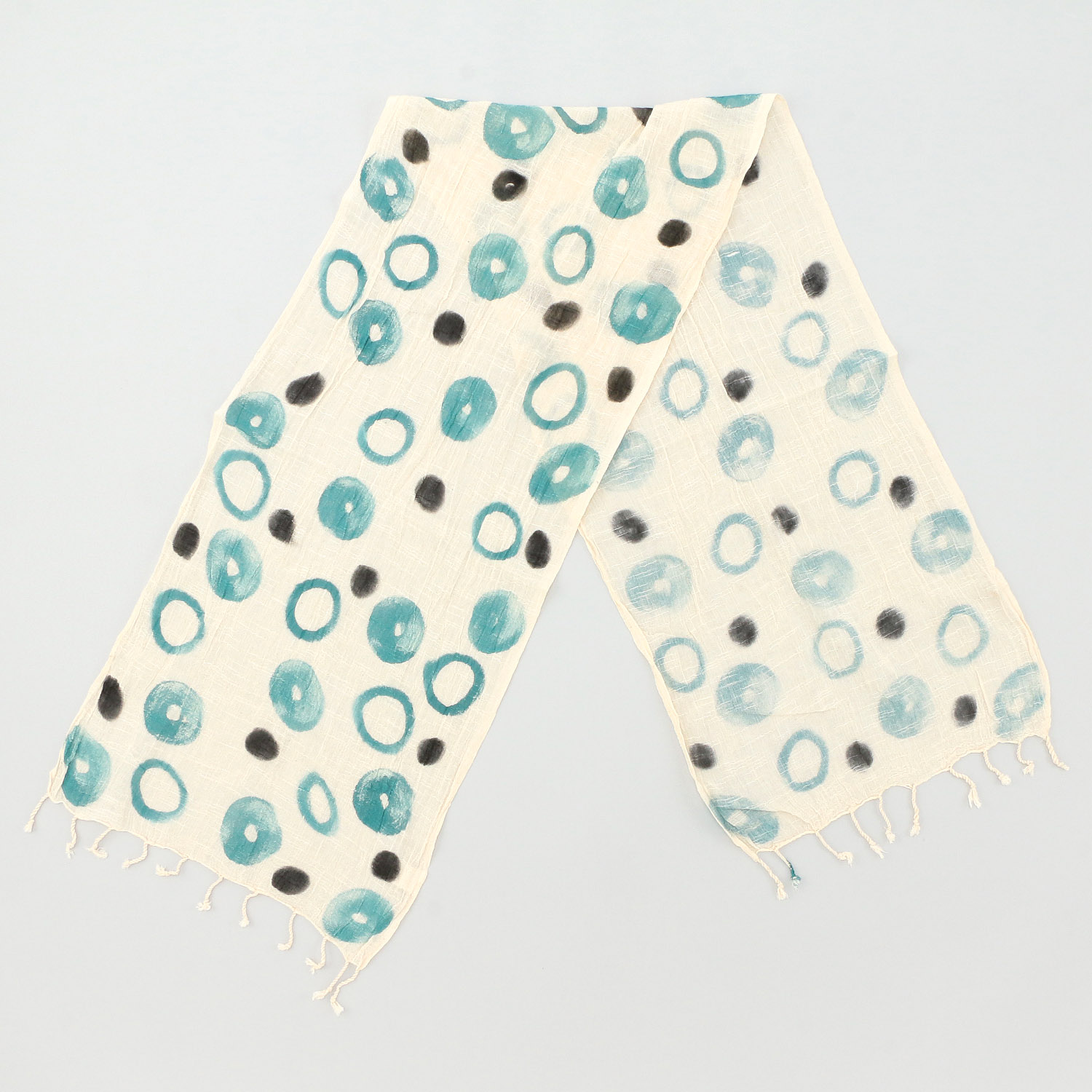 【07終了】インド製 手描き風ストール カラー - 画像15