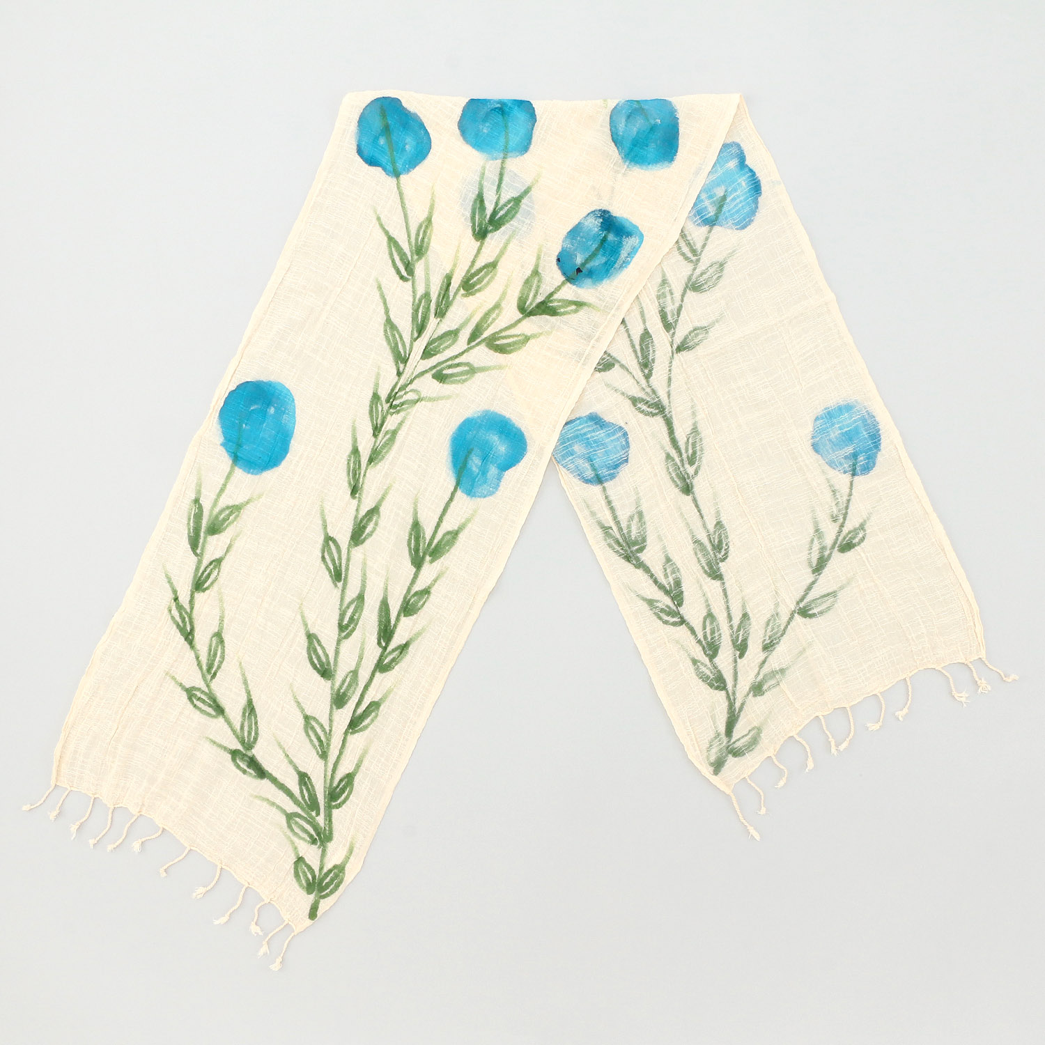 【07終了】インド製 手描き風ストール カラー - 画像19