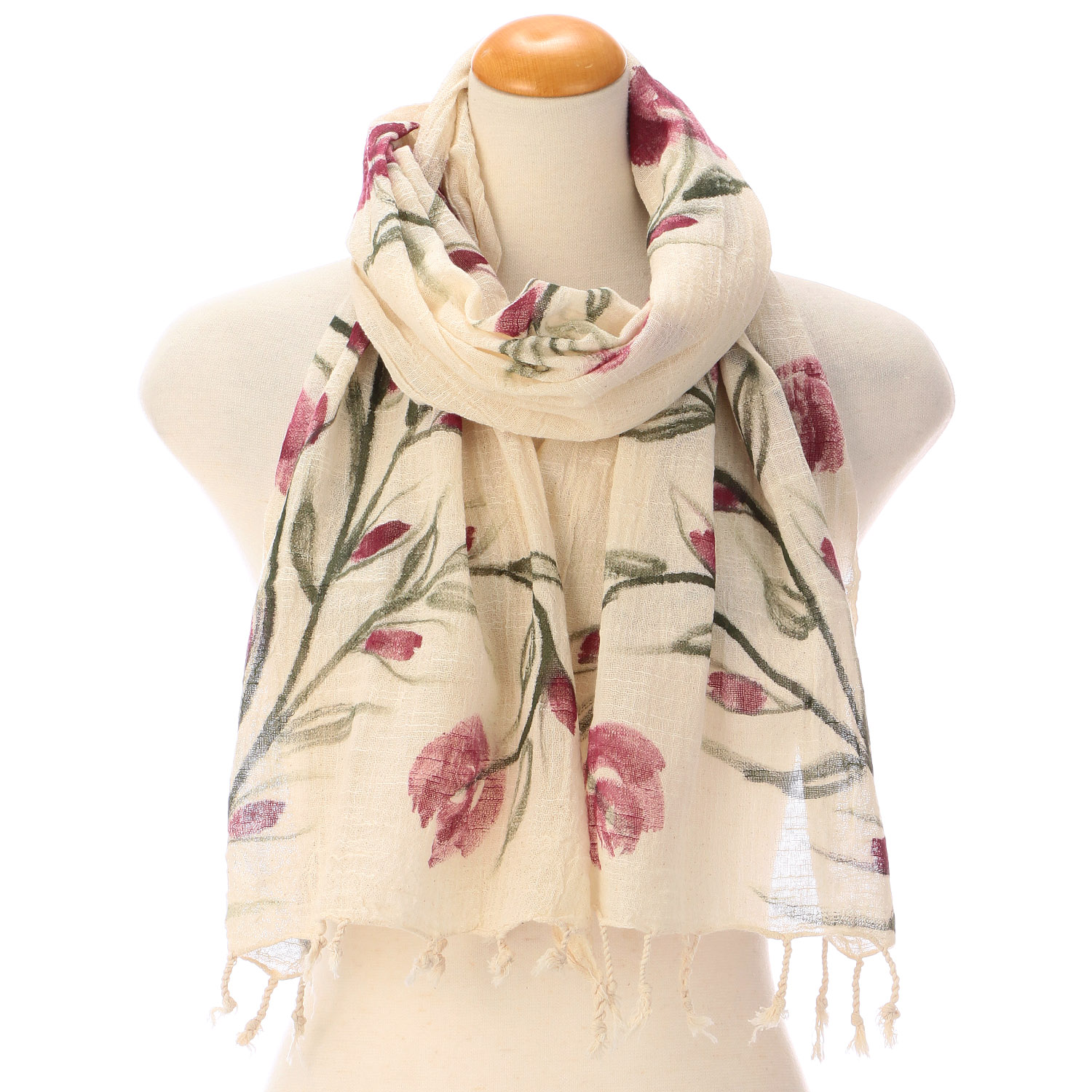 【07終了】インド製 手描き風ストール カラー - 画像22