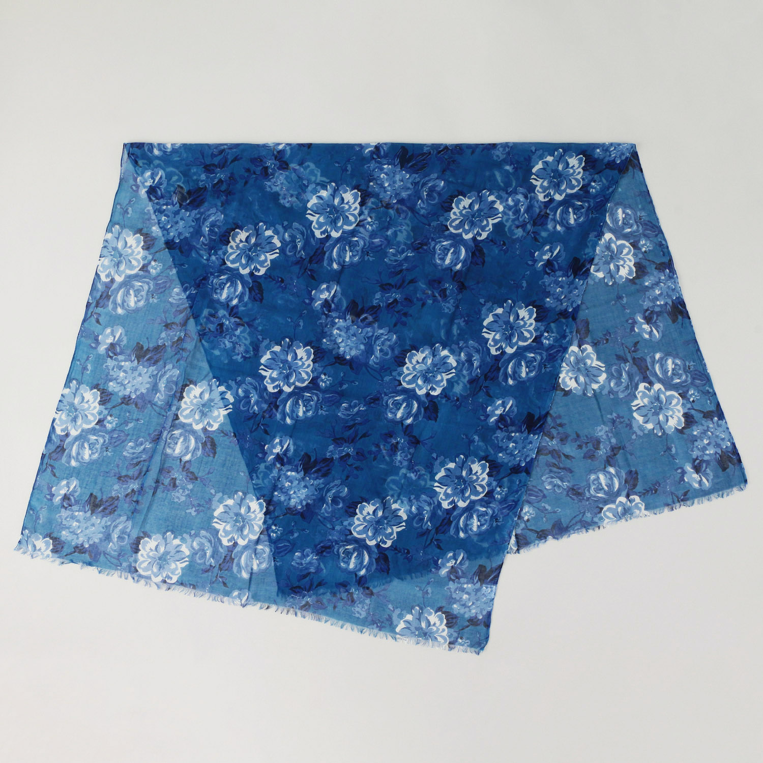 インド製 コットンガーゼ調大判ストール - 画像2