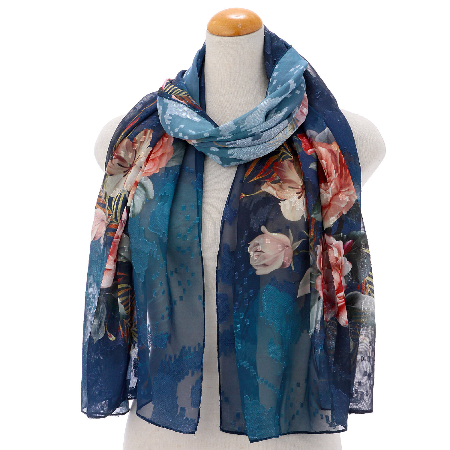 シルキータッチプリントストール - 画像6