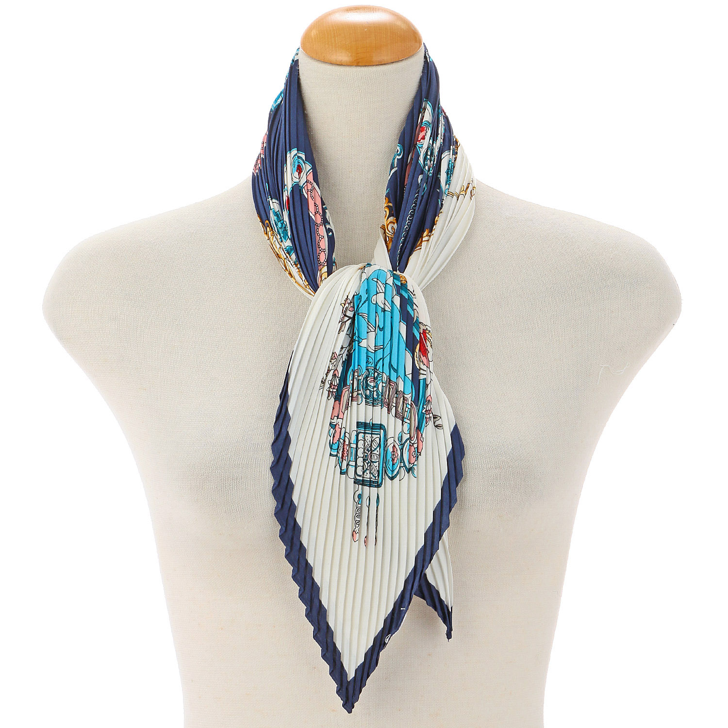 プリーツスカーフ クラシック - 画像1