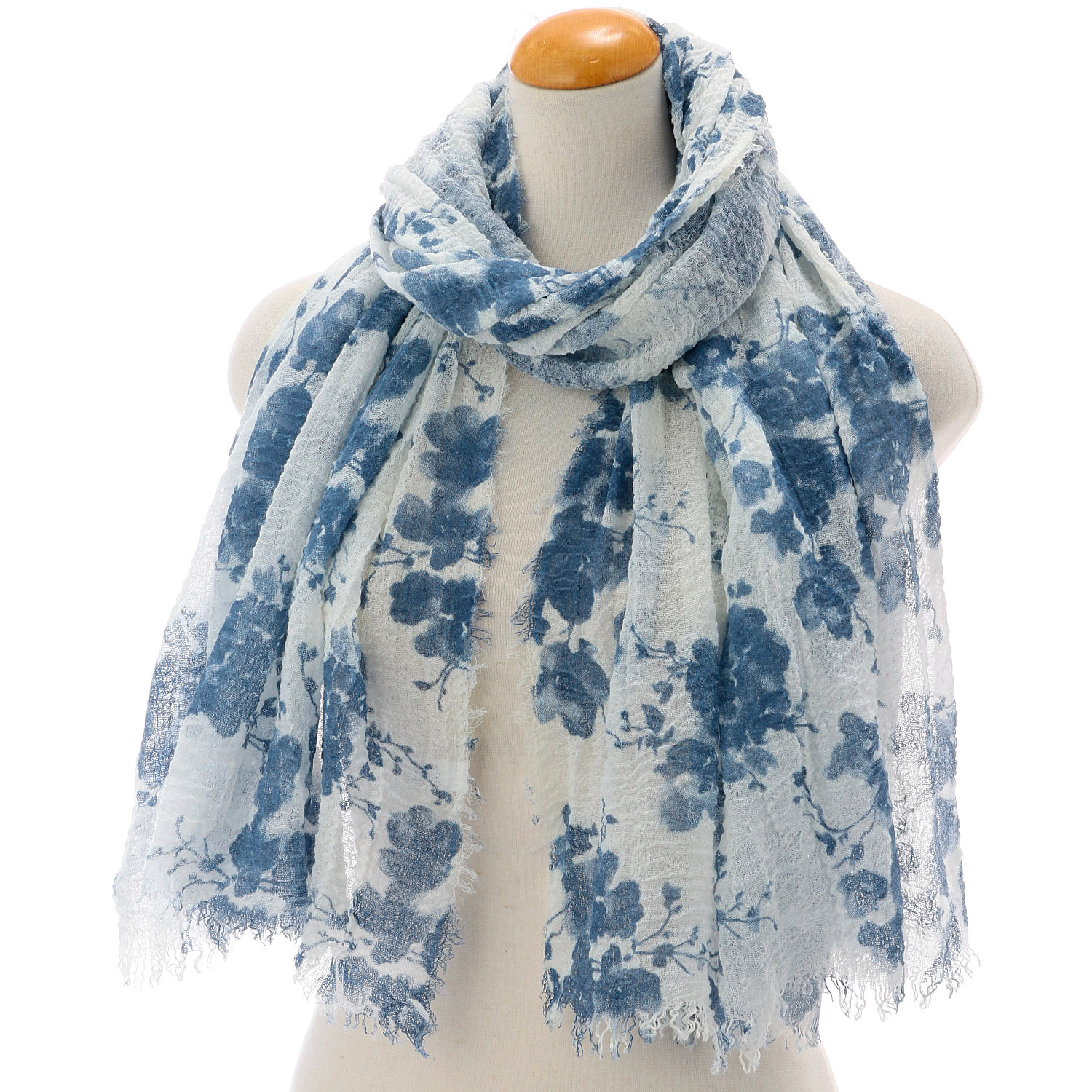 花柄ガーゼタッチストール - 画像6