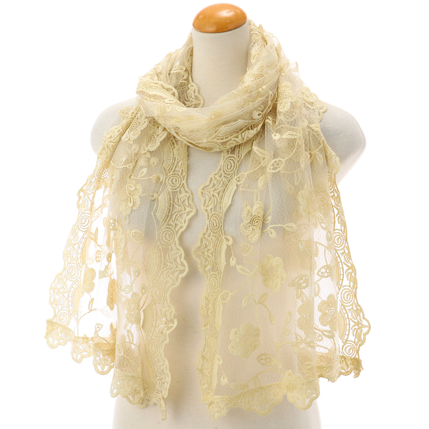 チュールレースストール - 画像4