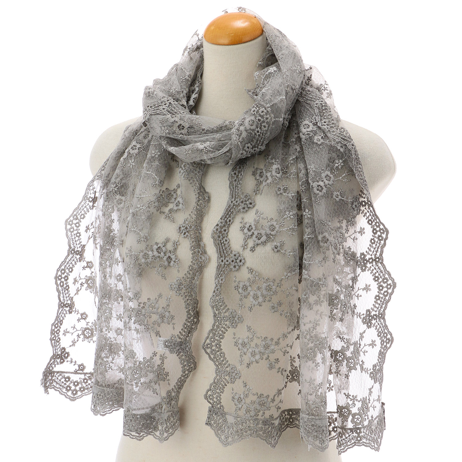 【ブラック終了】チュールレースストール