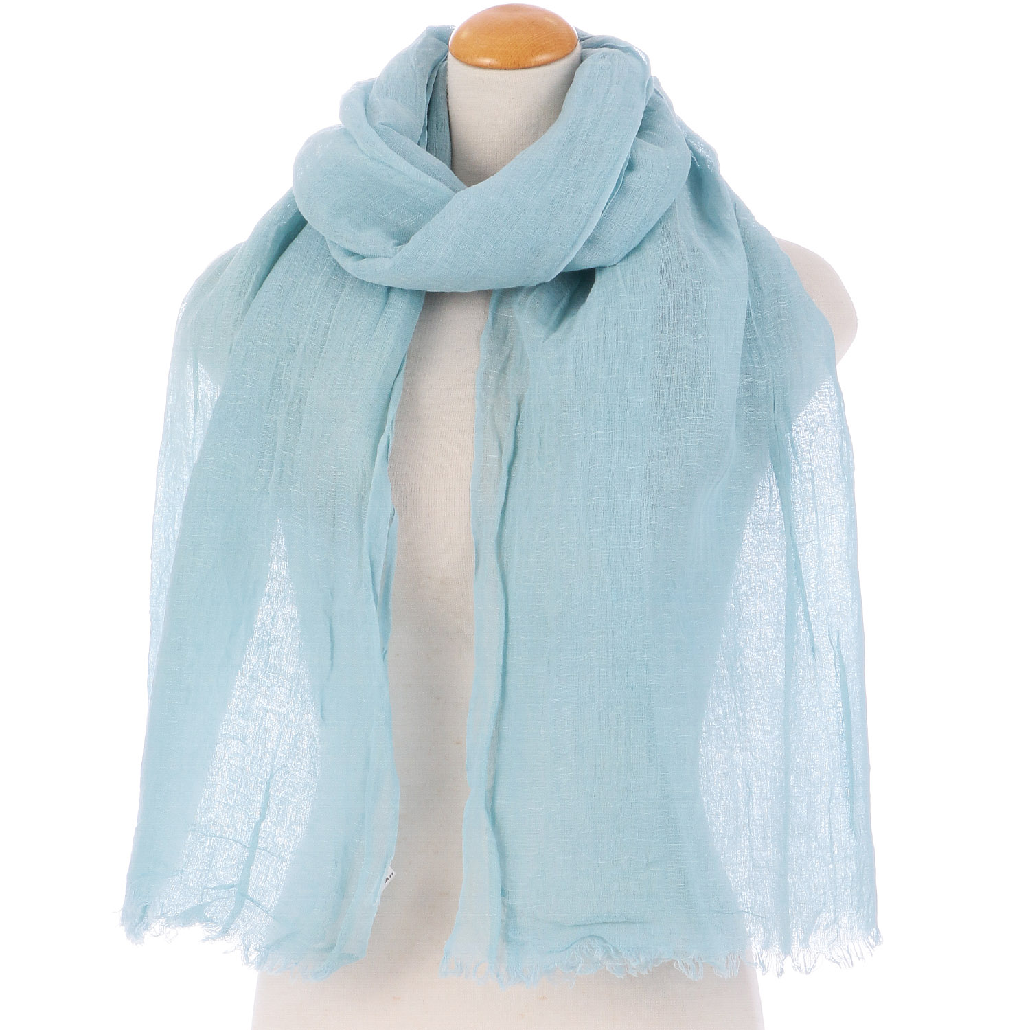 綿麻無地ストール - 画像4