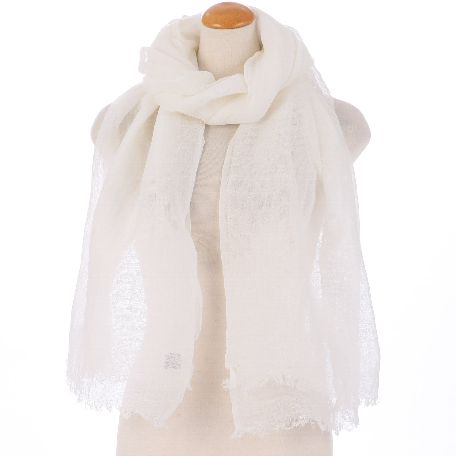 綿麻無地ストール