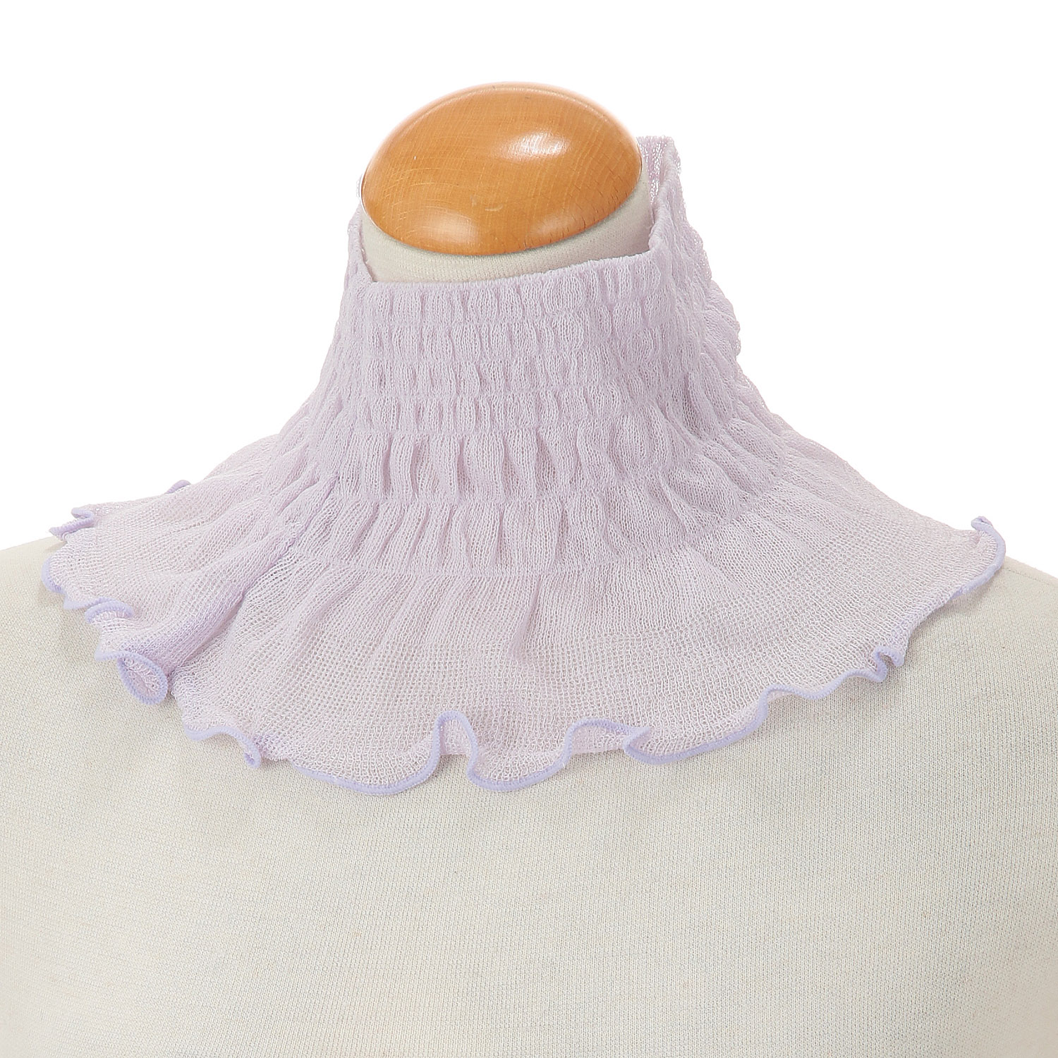 日本製 ネックカバー無地 春夏素材 - 画像9