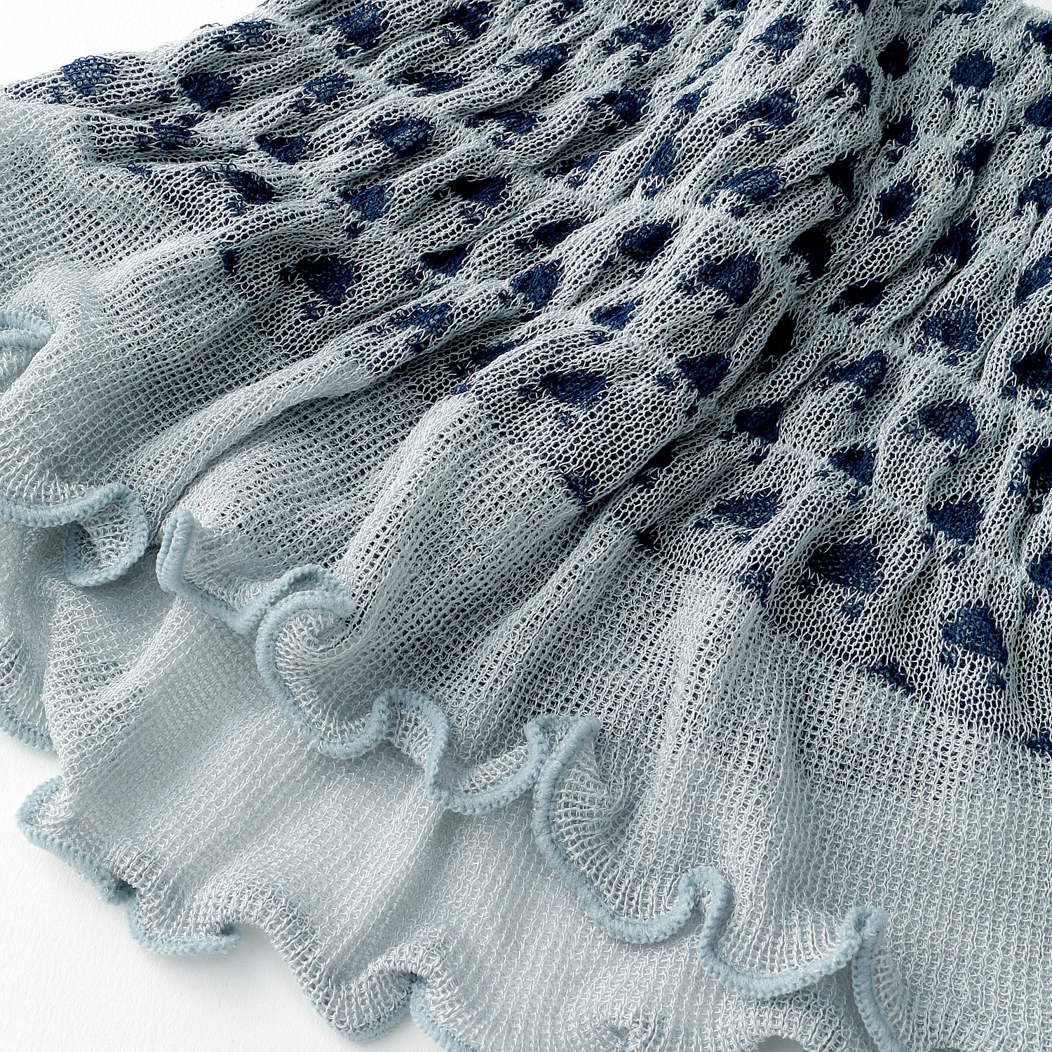 日本製 ネックカバードット 春夏素材 - 画像3