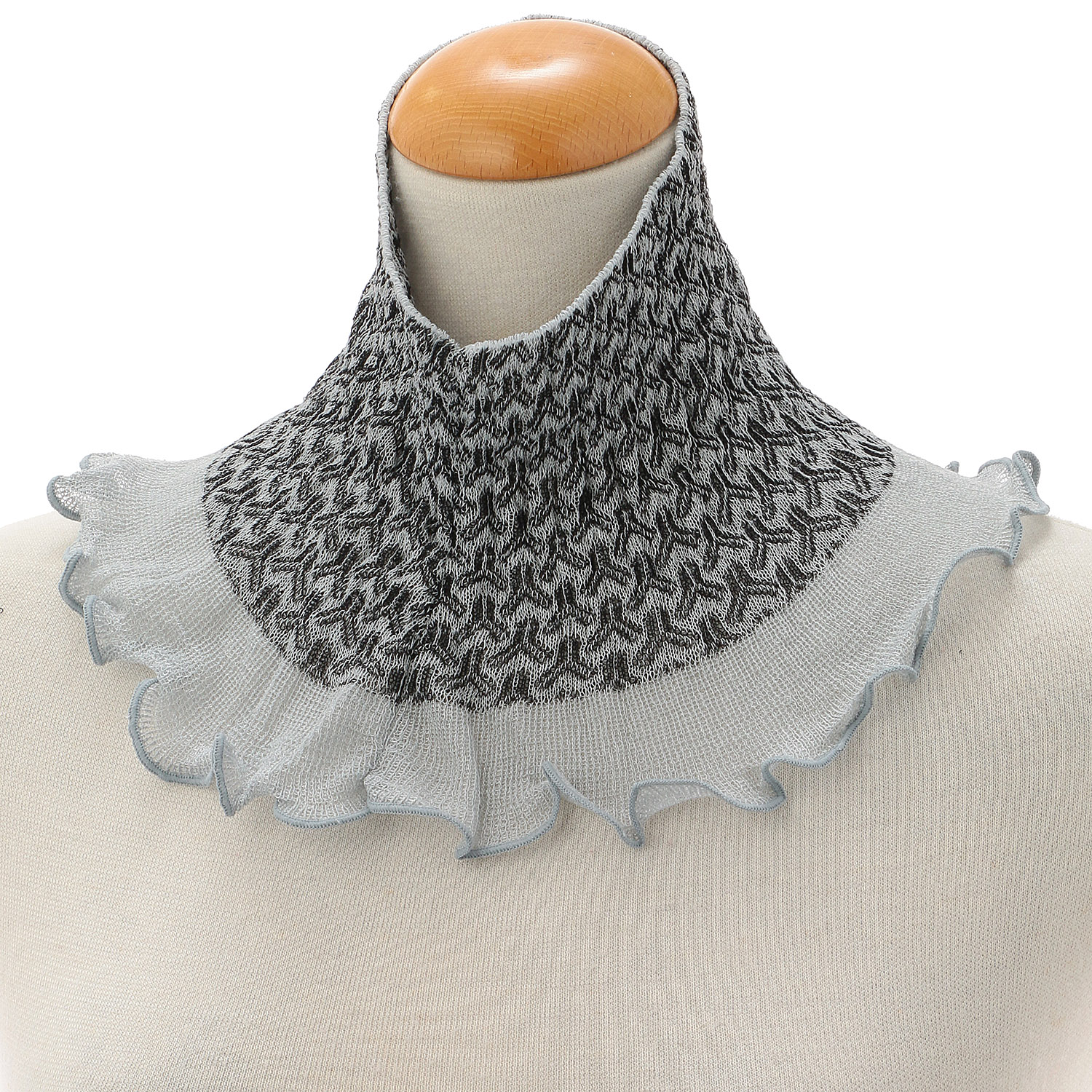 日本製 ネックカバー亀甲柄 春夏素材 - 画像2