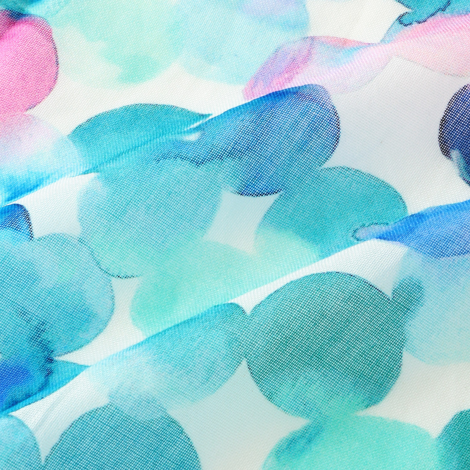 コットン細UVストール メルトドット柄 - 画像5