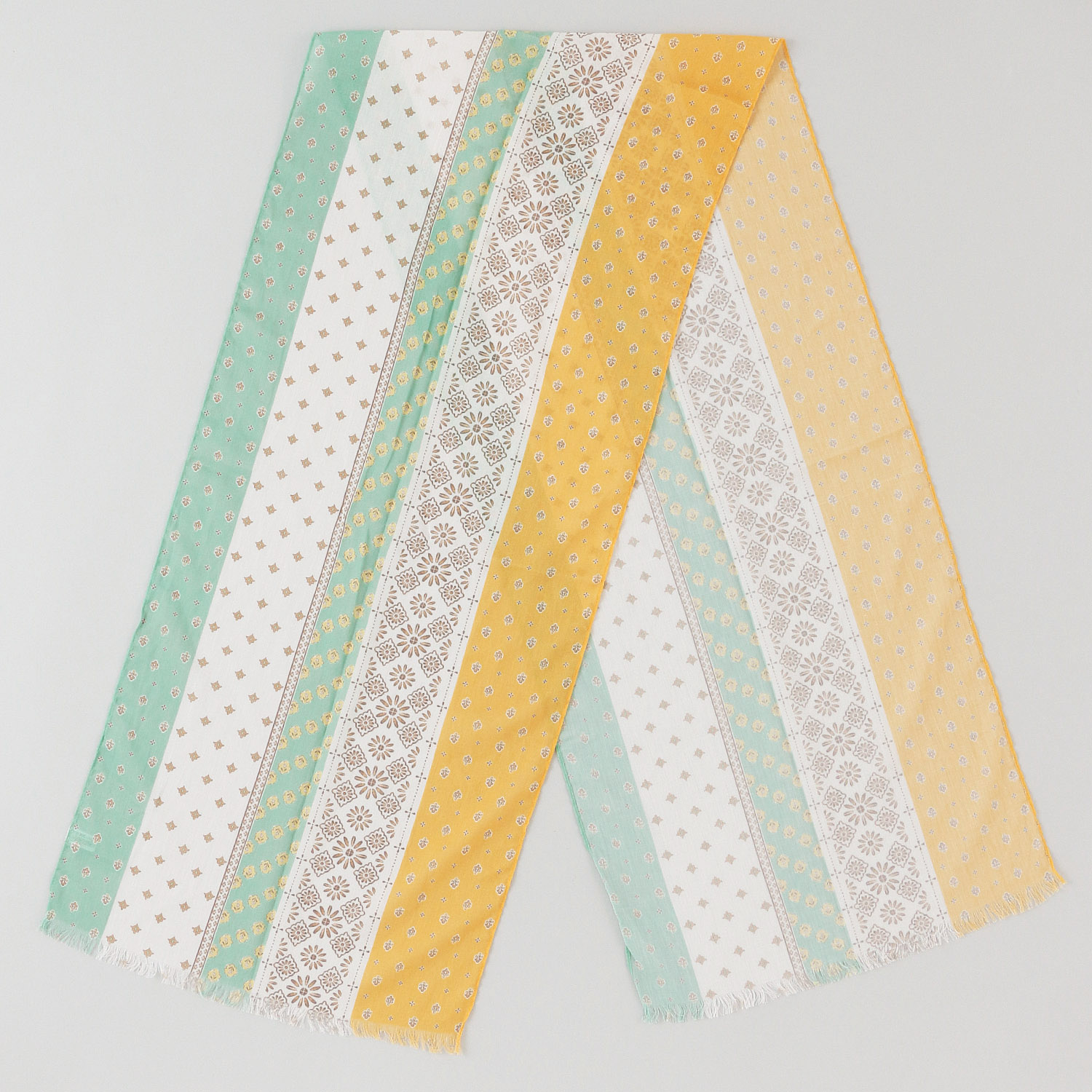 コットン細UVストール プロバンス柄 - 画像2