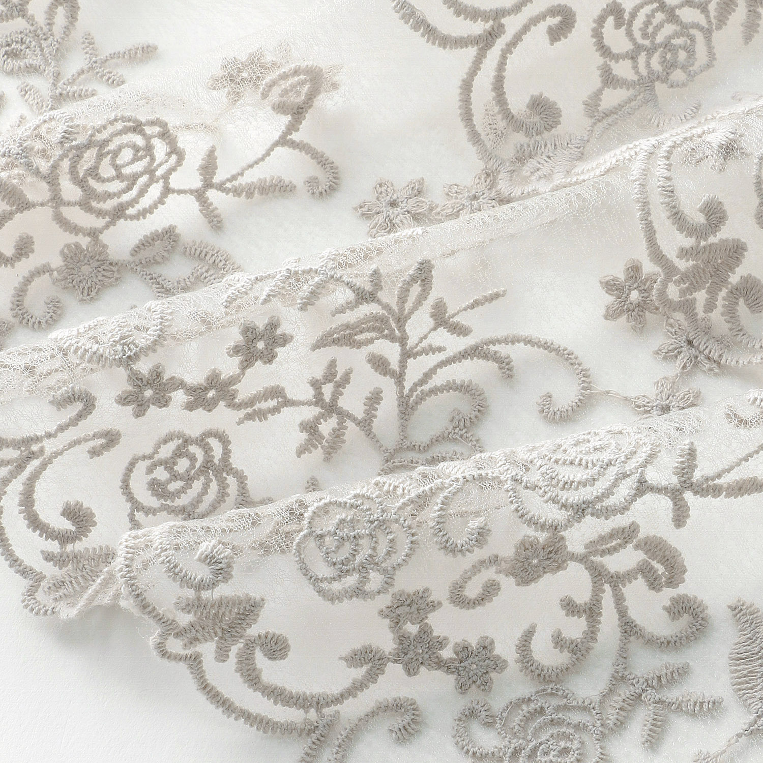 レースストール ローズフラワー柄 - 画像3