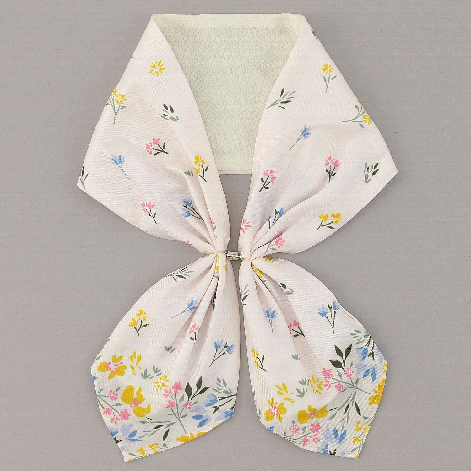 ひんやりワンタッチスカーフ 花柄 - 画像2