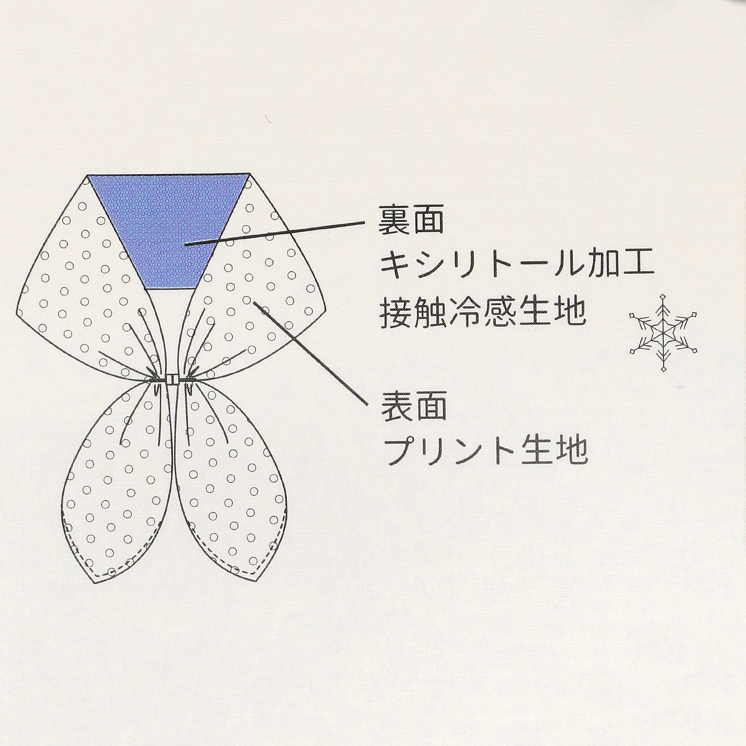 ひんやりワンタッチスカーフ ベルト - 画像5