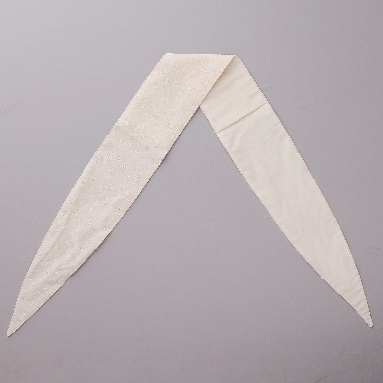 刺繍入りコットンミニスカーフ - 画像4