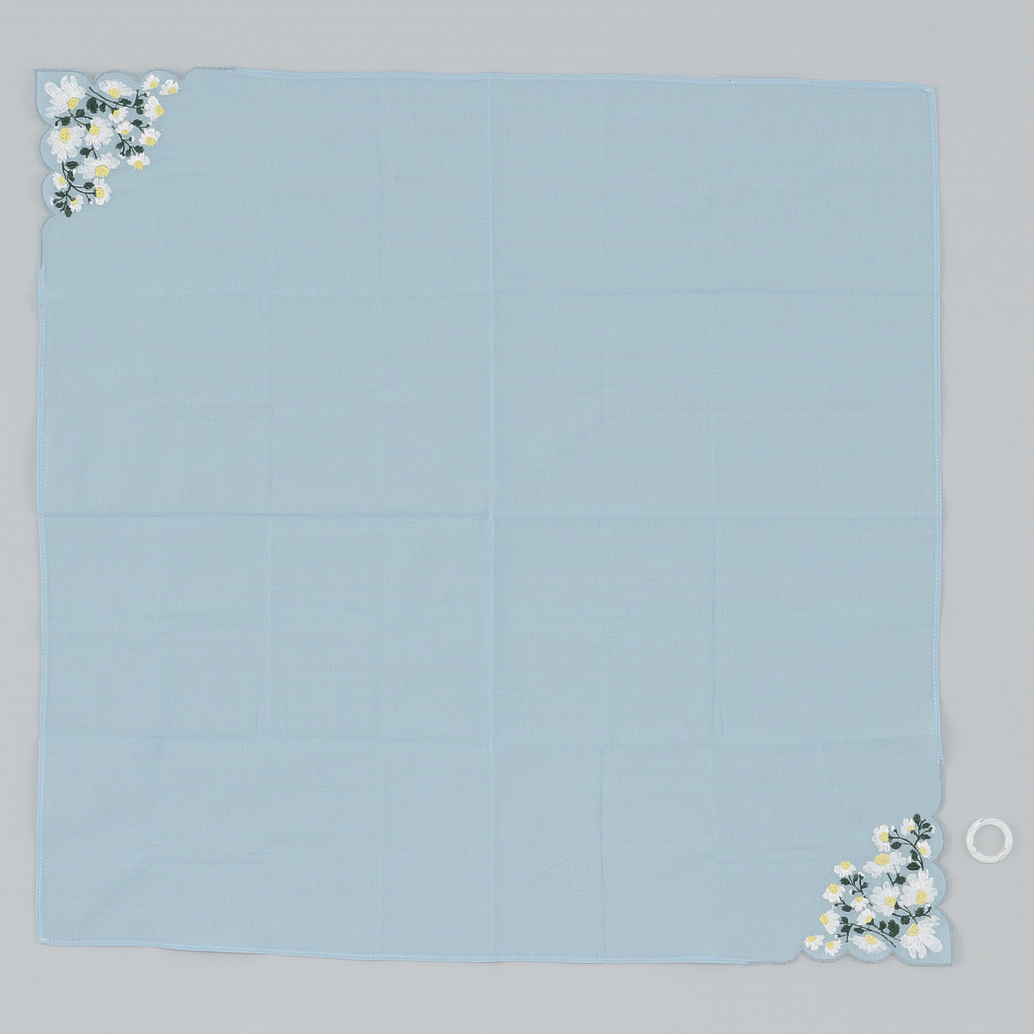 ポーチ付刺繍リングスカーフ 北欧マルチ柄 - 画像11