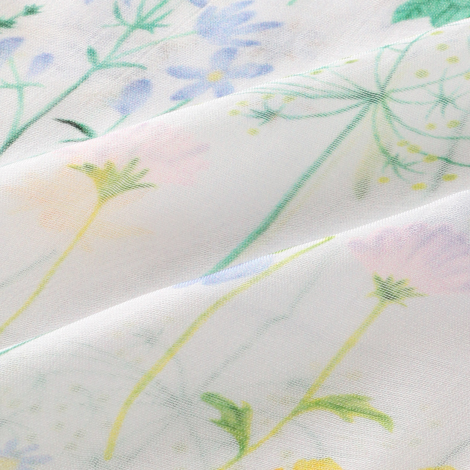 【ピンク終了】インド製 シルク混花柄プリントストール - 画像5