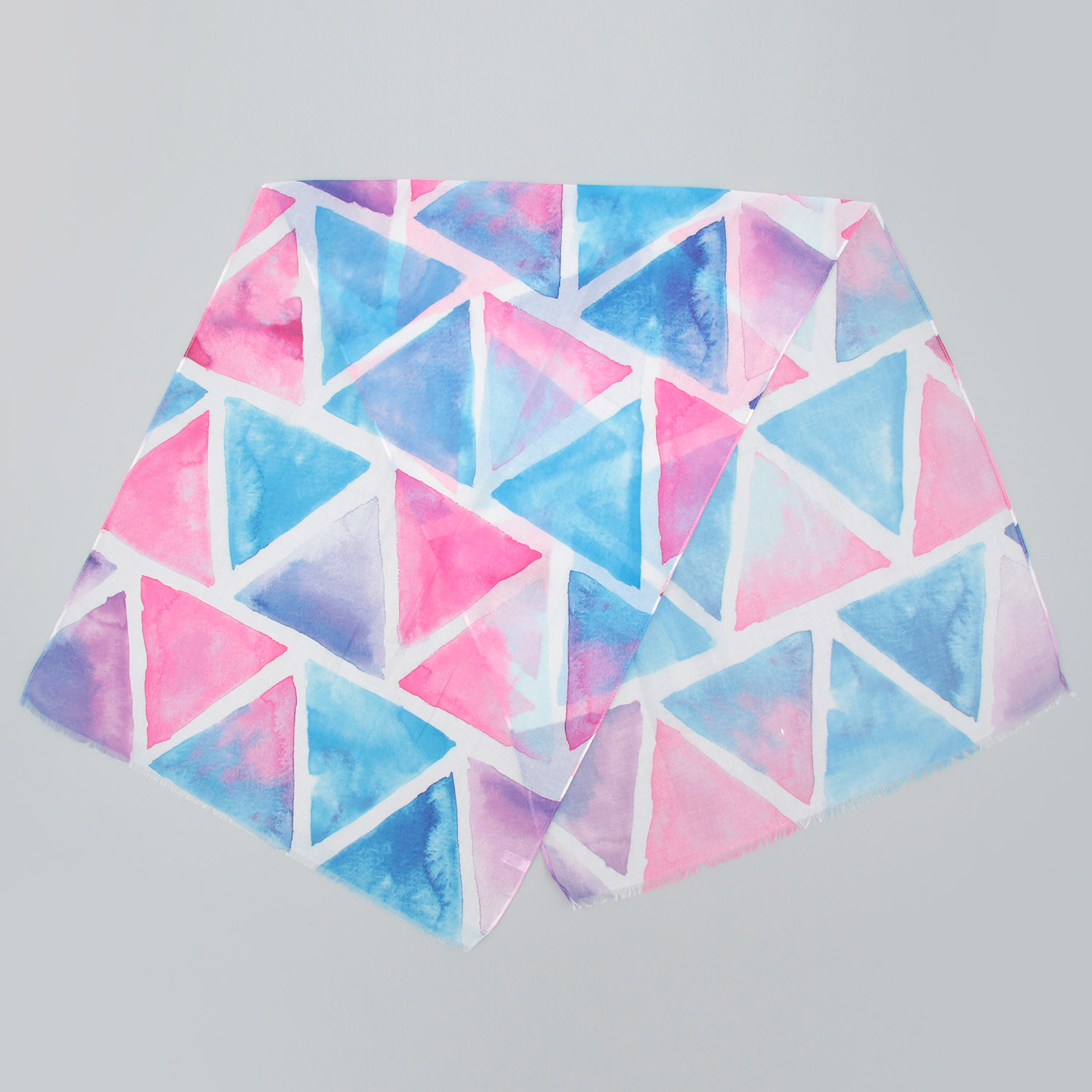 三角幾何プリントストール - 画像2