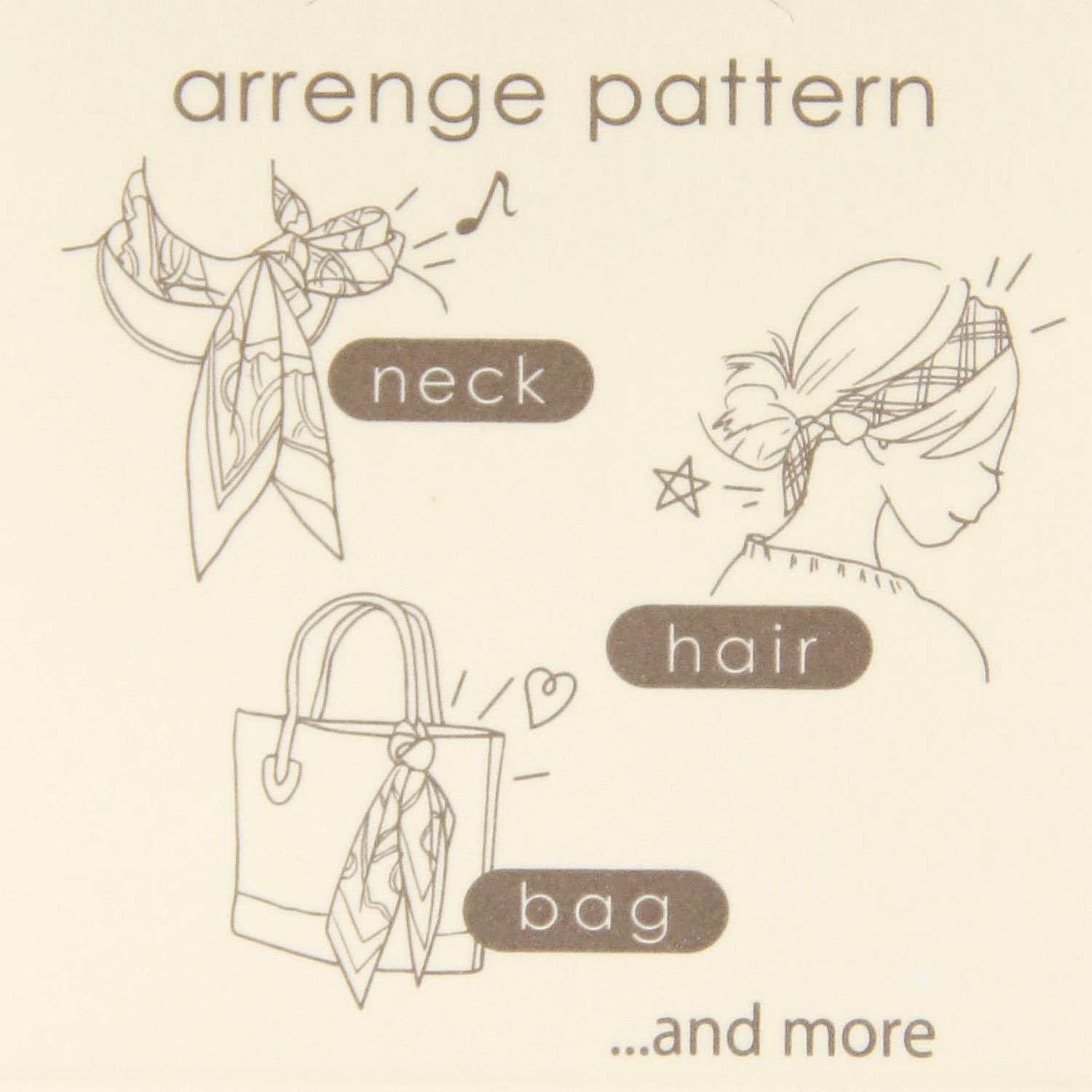 水玉剣先ストール - 画像4