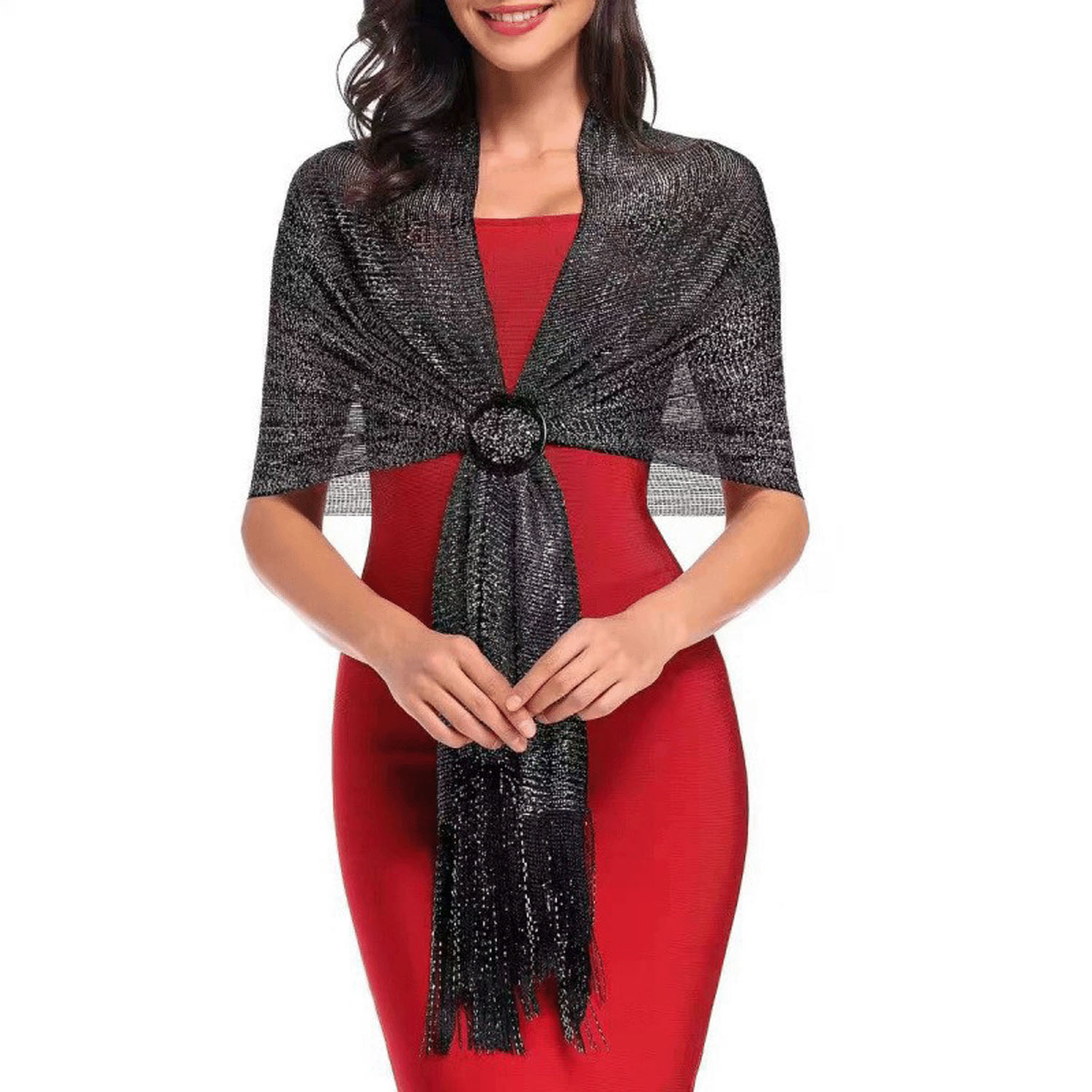 バックル付ラメストール - 画像2