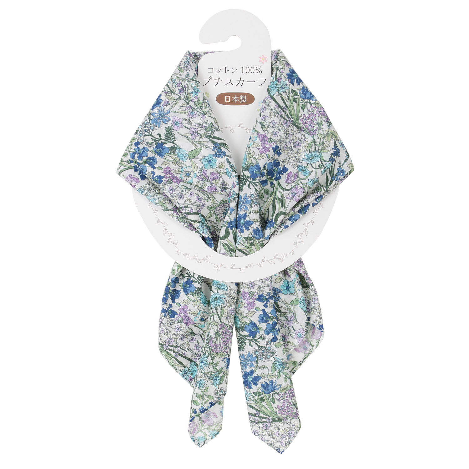 日本製 コットンプチスカーフ 52×52 - 画像4