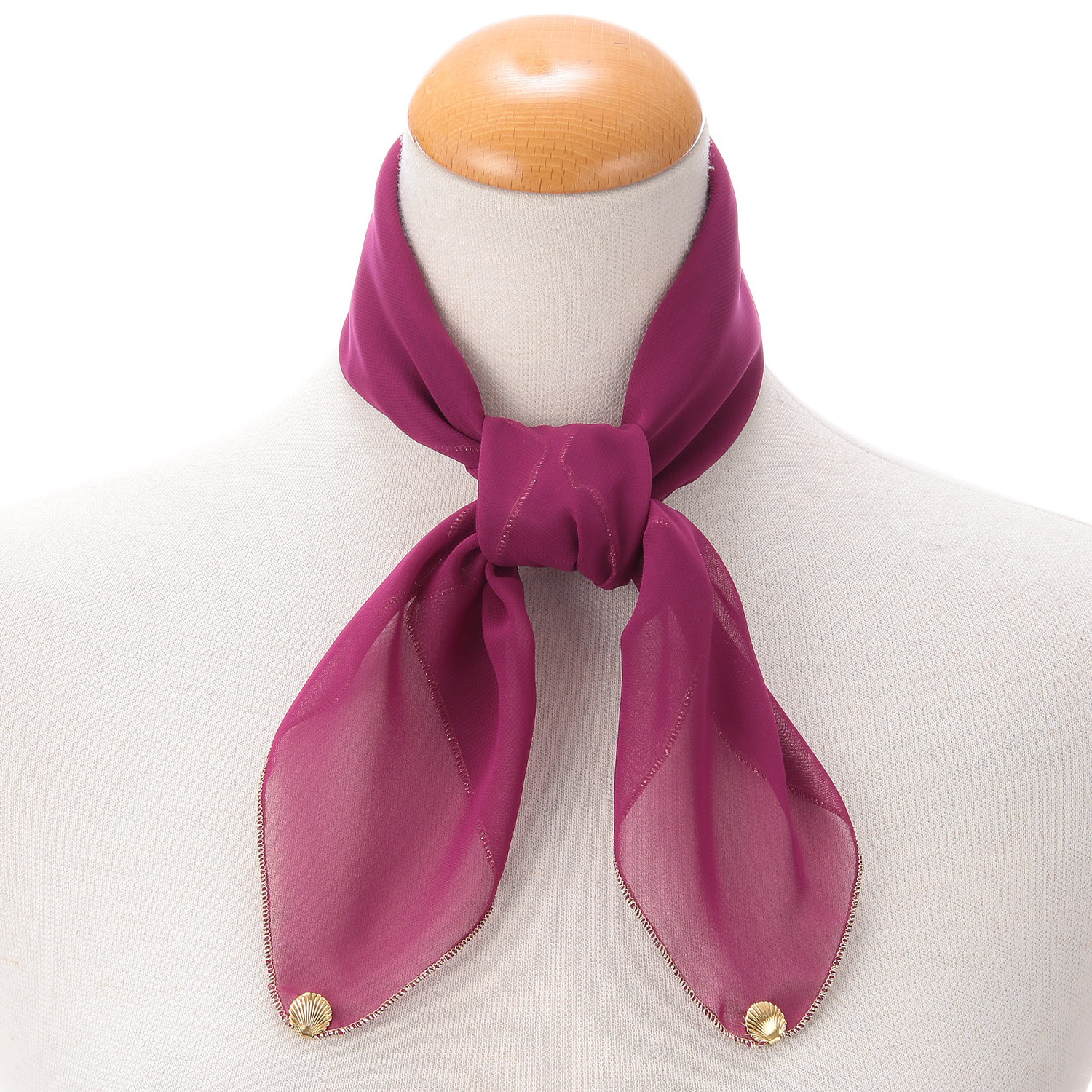 日本製 ポリエステルシフォンスカーフ 52×52 - 画像13