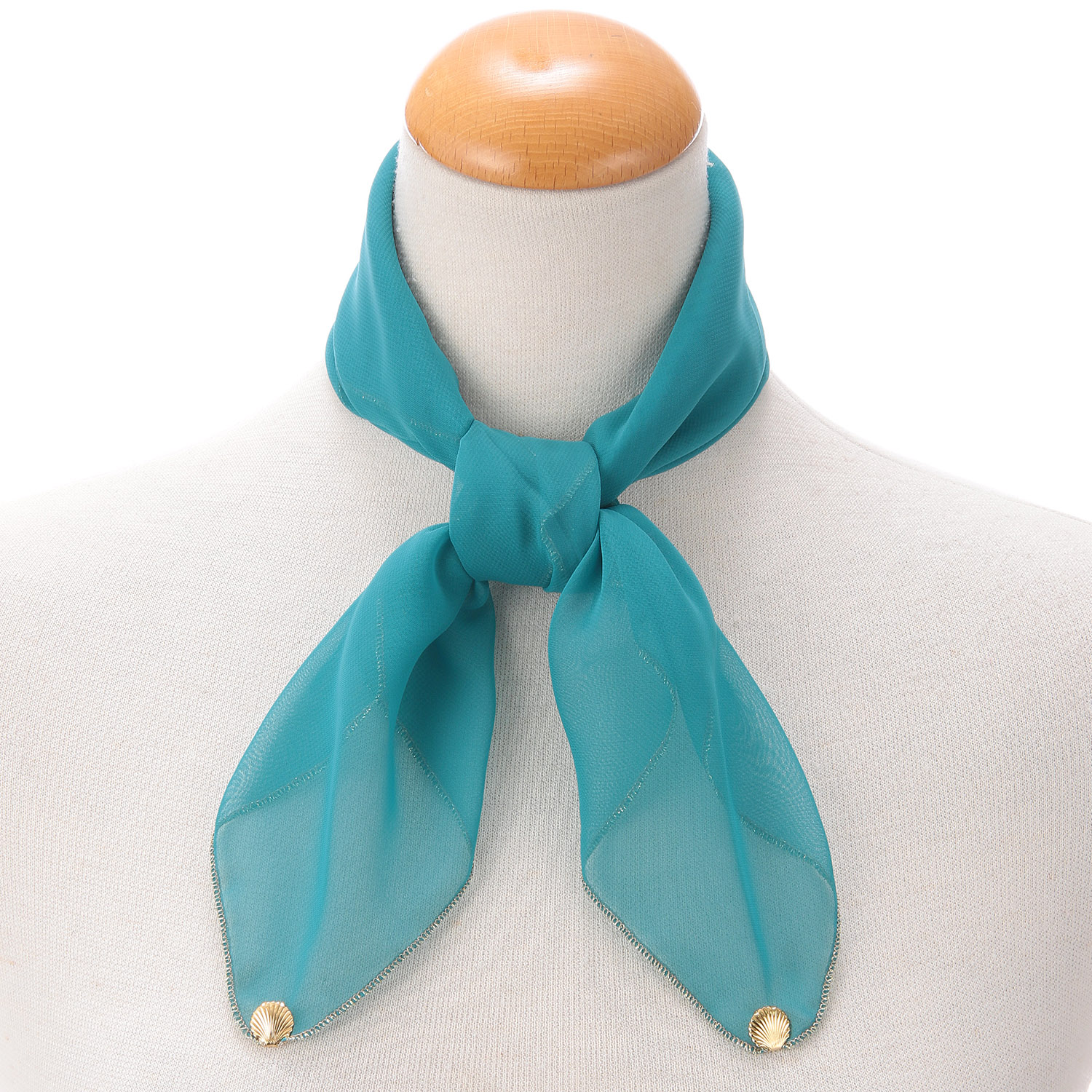 日本製 ポリエステルシフォンスカーフ 52×52 - 画像9