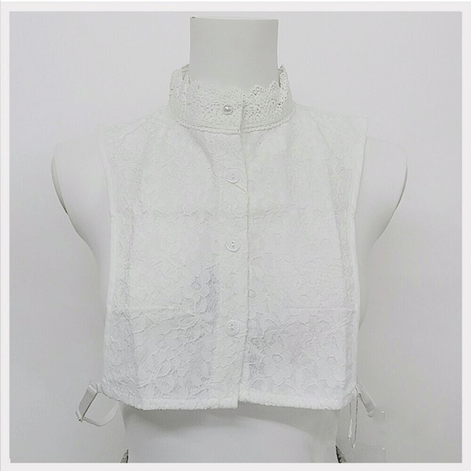 スタンドレース付け襟 - 画像2