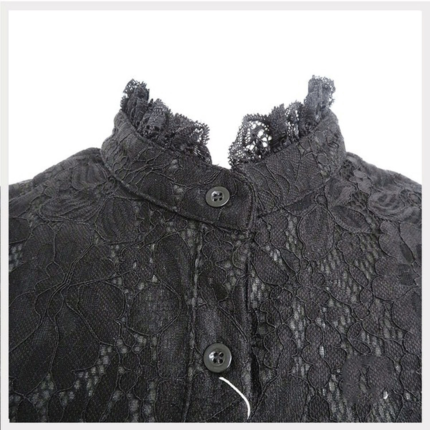 スタンドレース付け襟 - 画像1