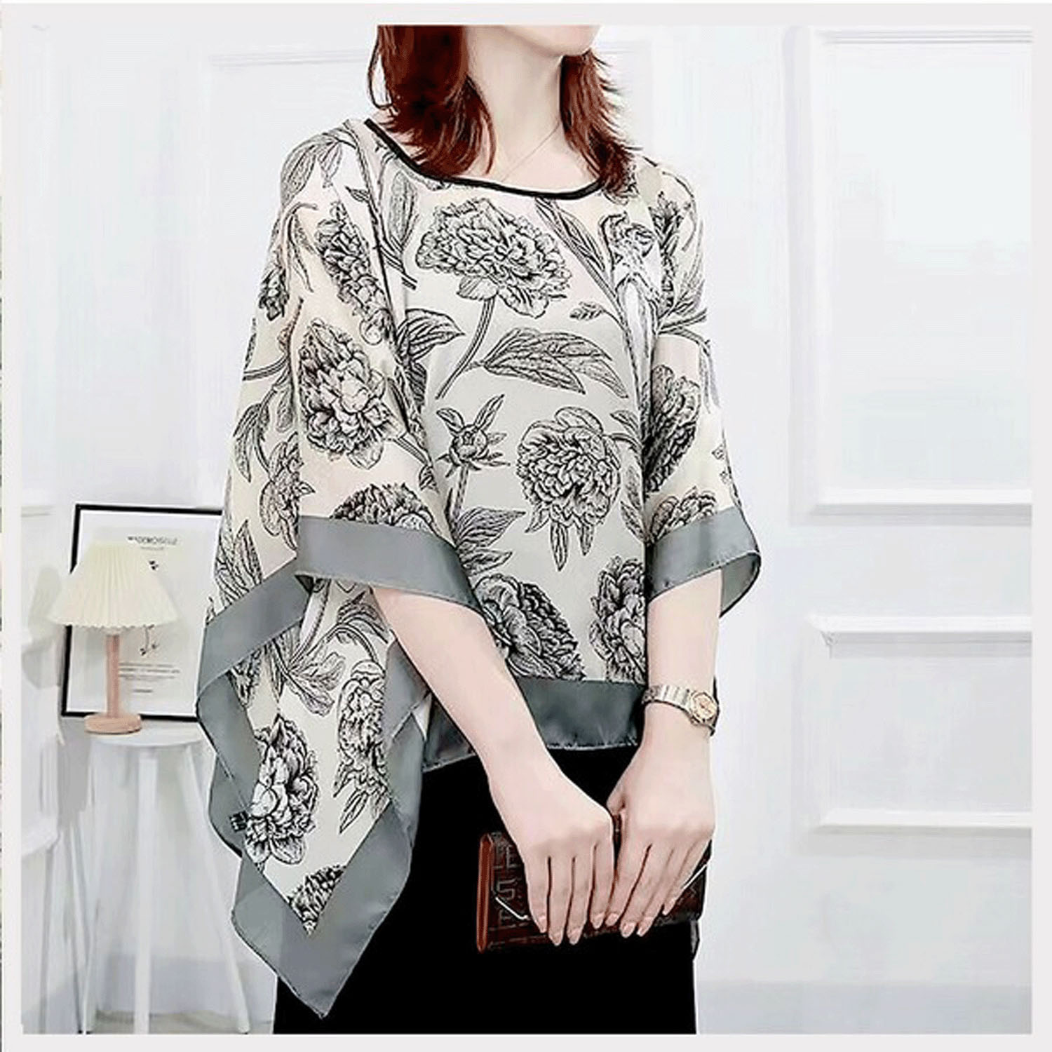 【01、04、05、06終了】ポンチョスカーフ - 画像1