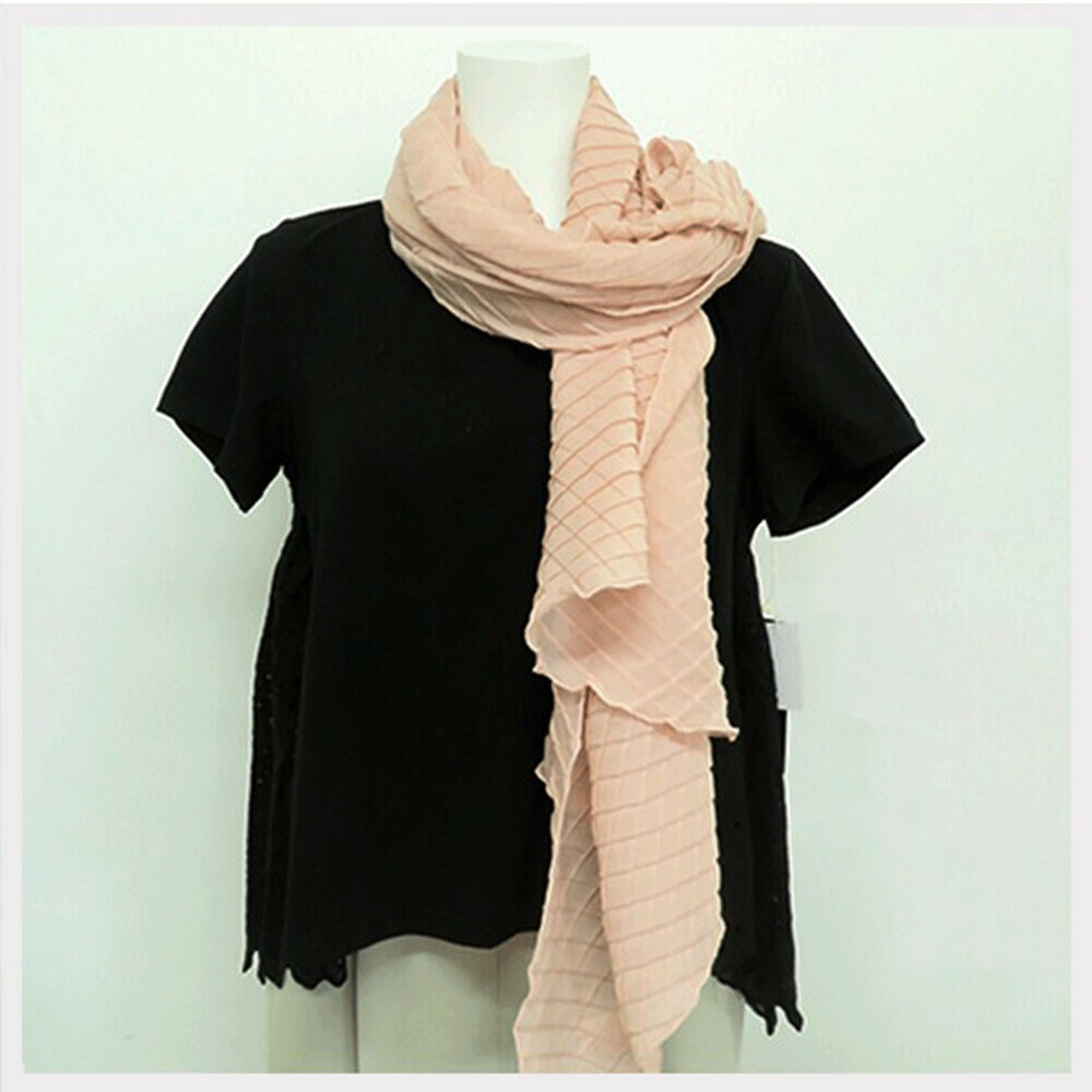 2way格子柄ストール - 画像9