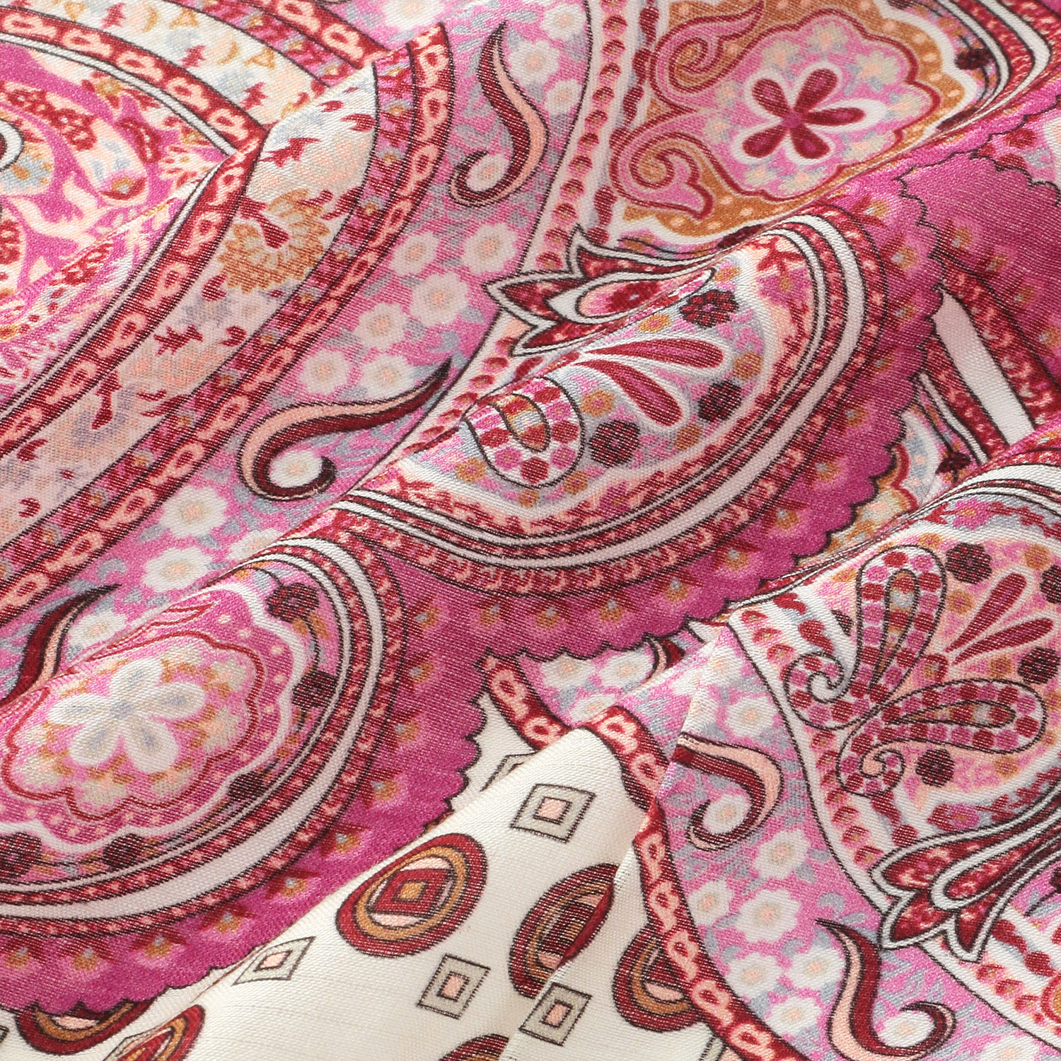 インド製 キュプラ混接触冷感ストール - 画像5