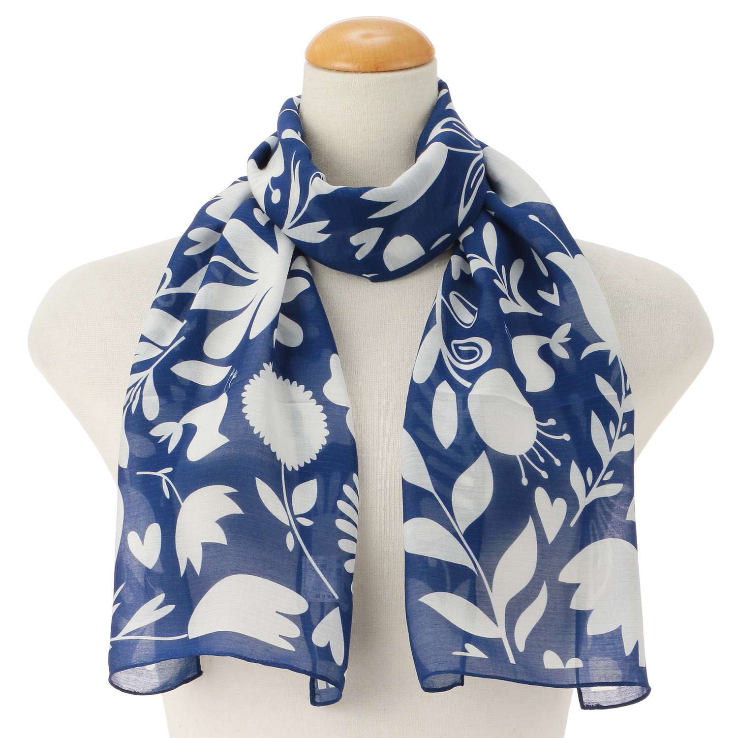 インド製 キュプラ混接触冷感ストール