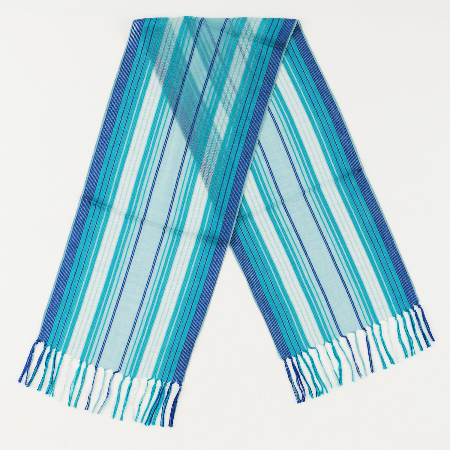 日本製 シルクストライプストール - 画像5