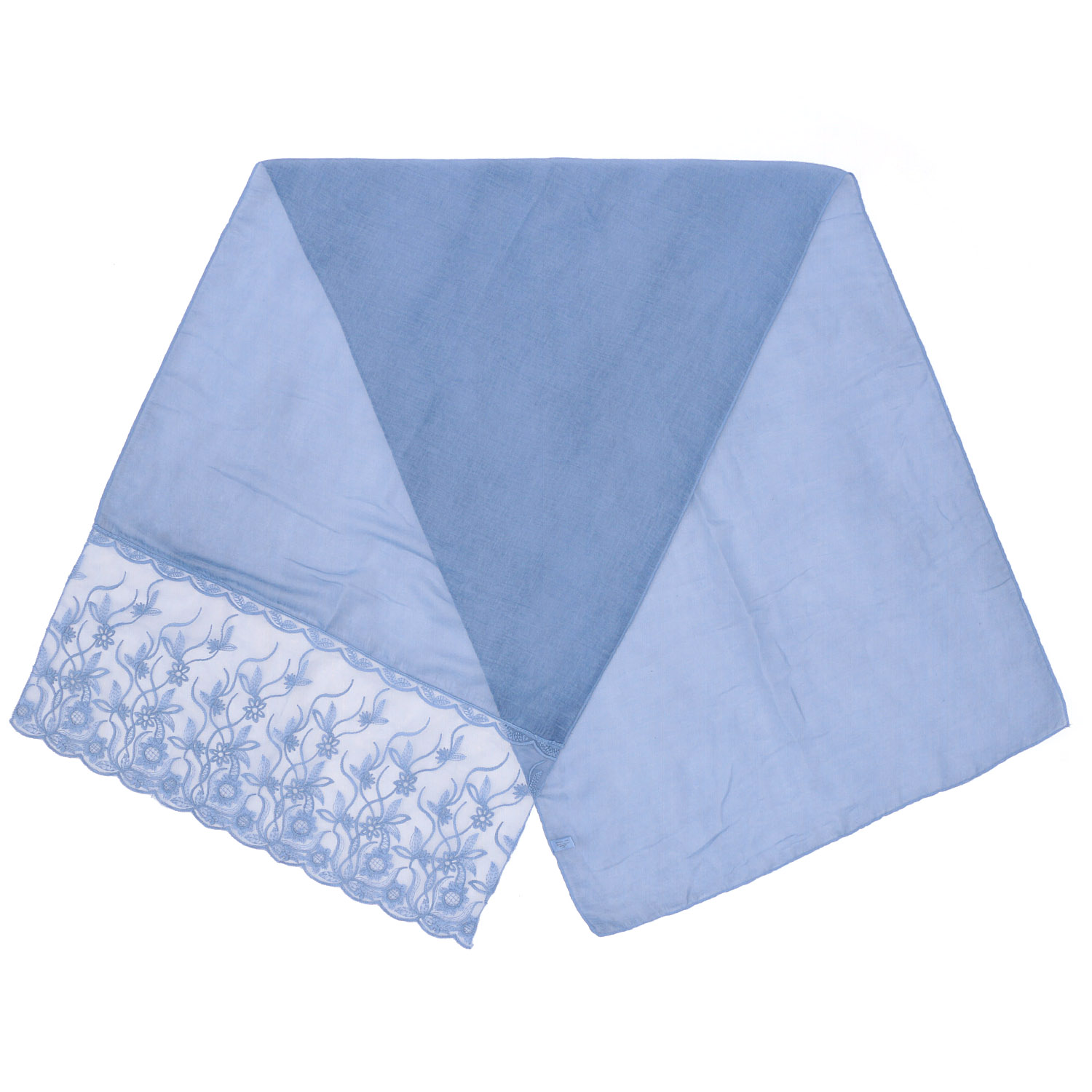 フラワー刺繍切替ストール - 画像6