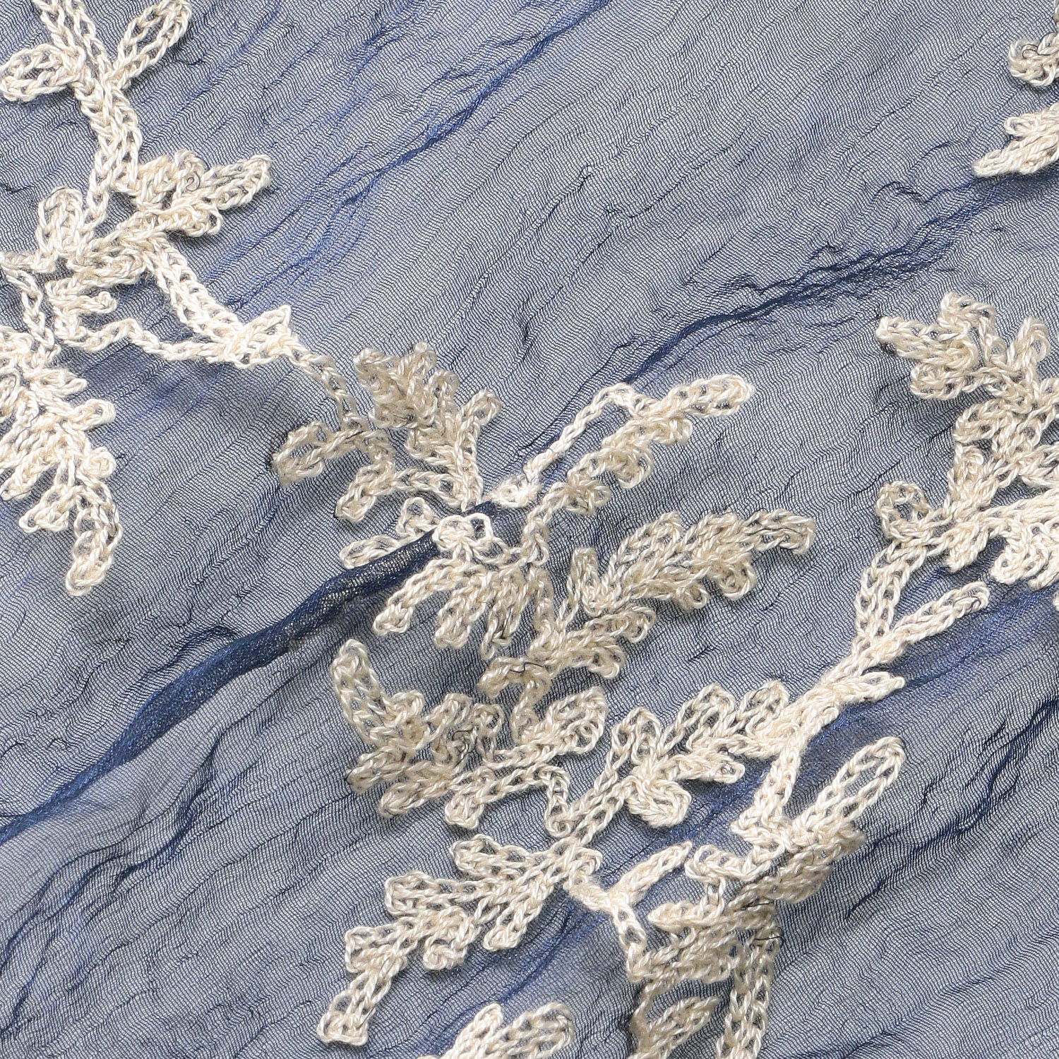 リーフ刺繍ストール - 画像7