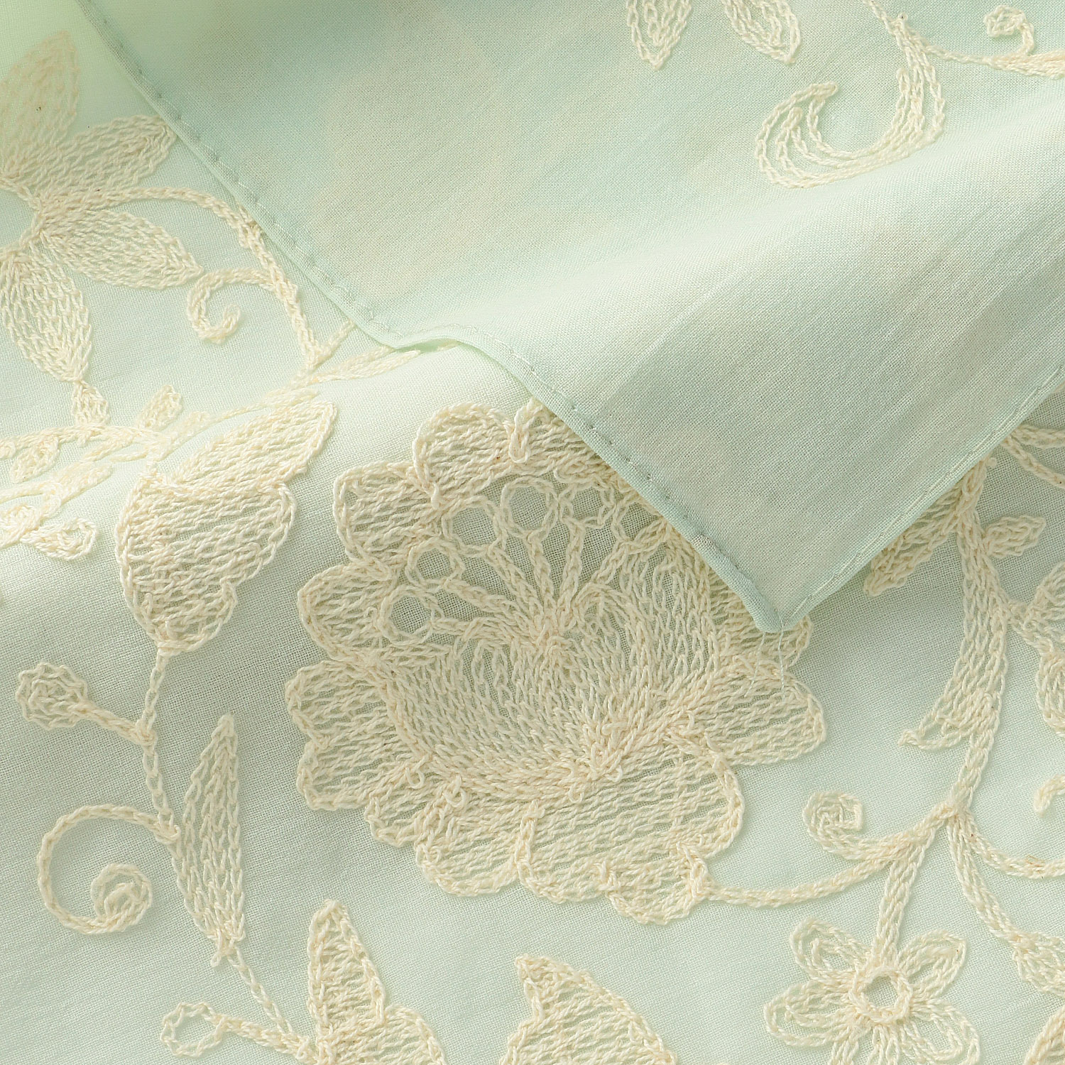 コットン刺繍ストール - 画像5