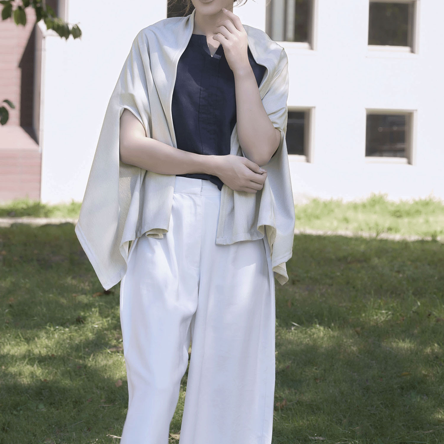 Sun Block LAB 日本製 涼冷ストール - 画像1